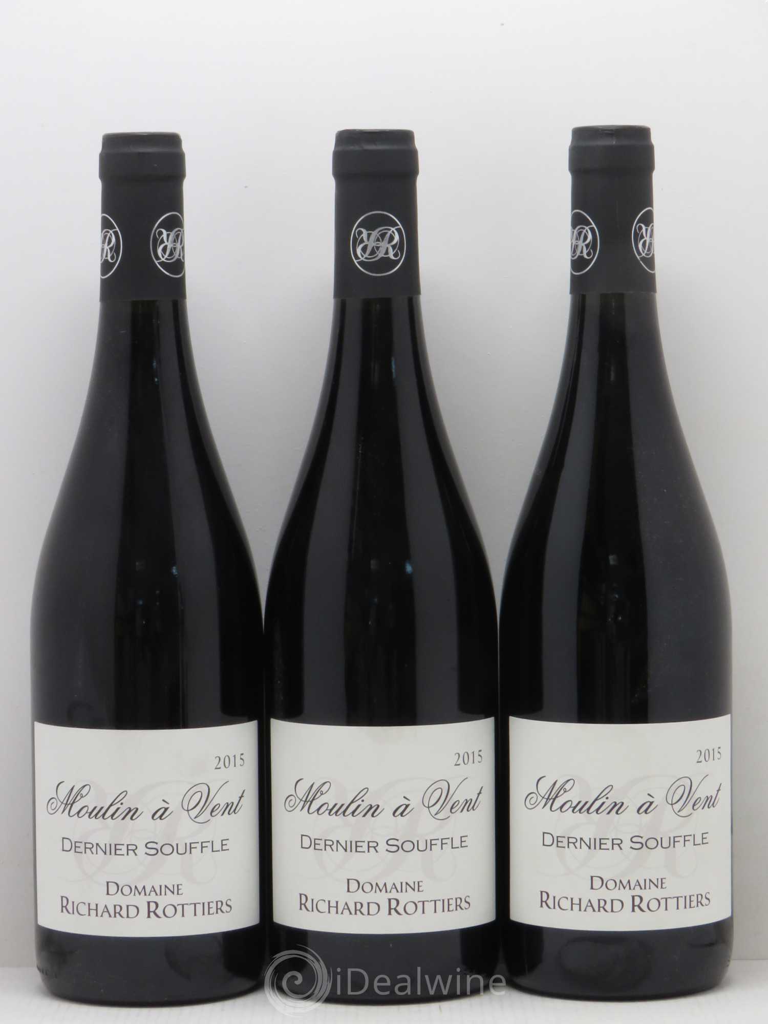Moulin-à-Vent Dernier Souffle Richard Rottiers (Domaine) 2015 - Lot de 3 bouteilles - 0