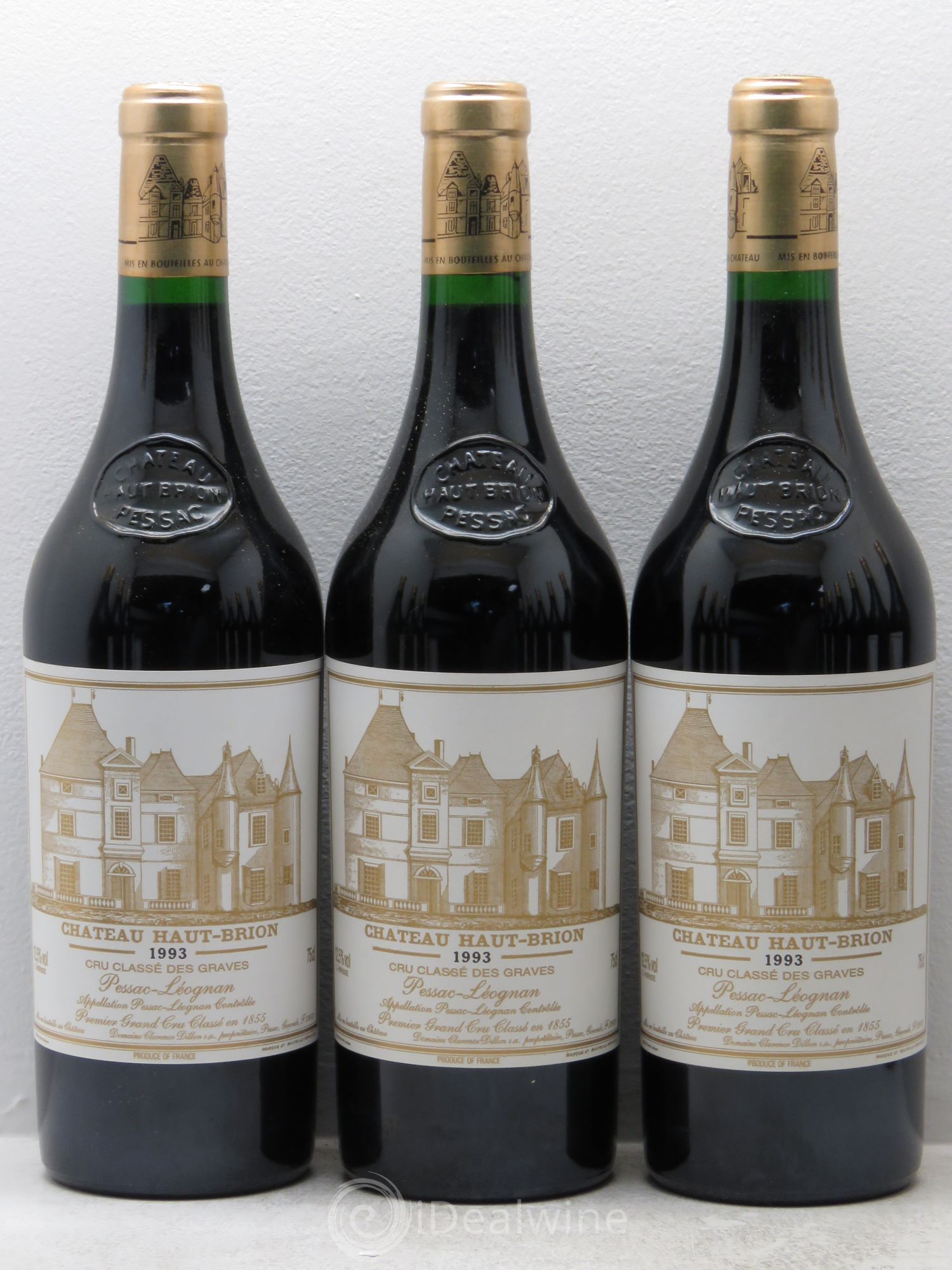 Château Haut Brion 1er Grand Cru Classé 1993 - Lot de 12 bouteilles - 1