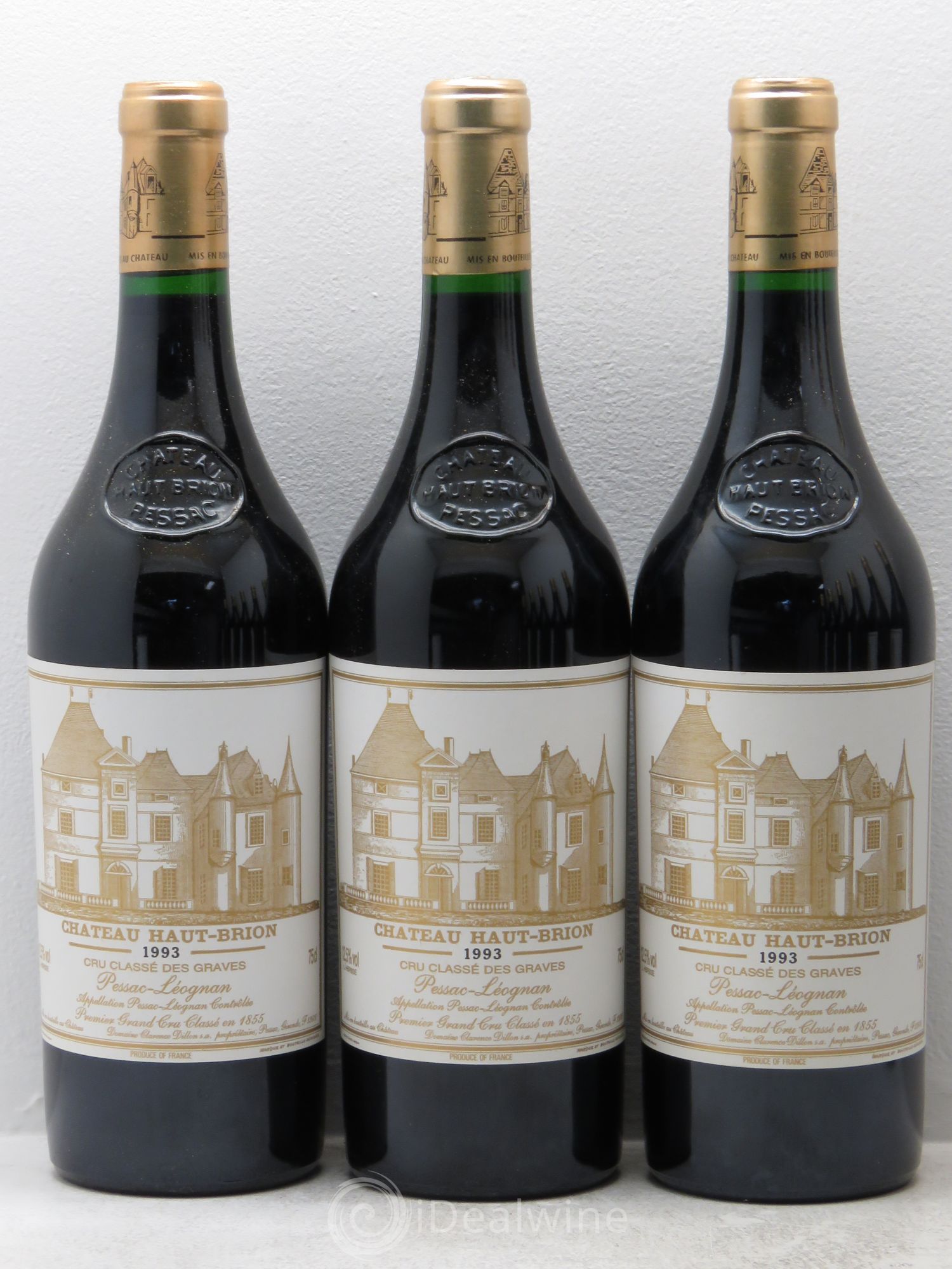 Château Haut Brion 1er Grand Cru Classé 1993 - Lot de 12 bouteilles - 2