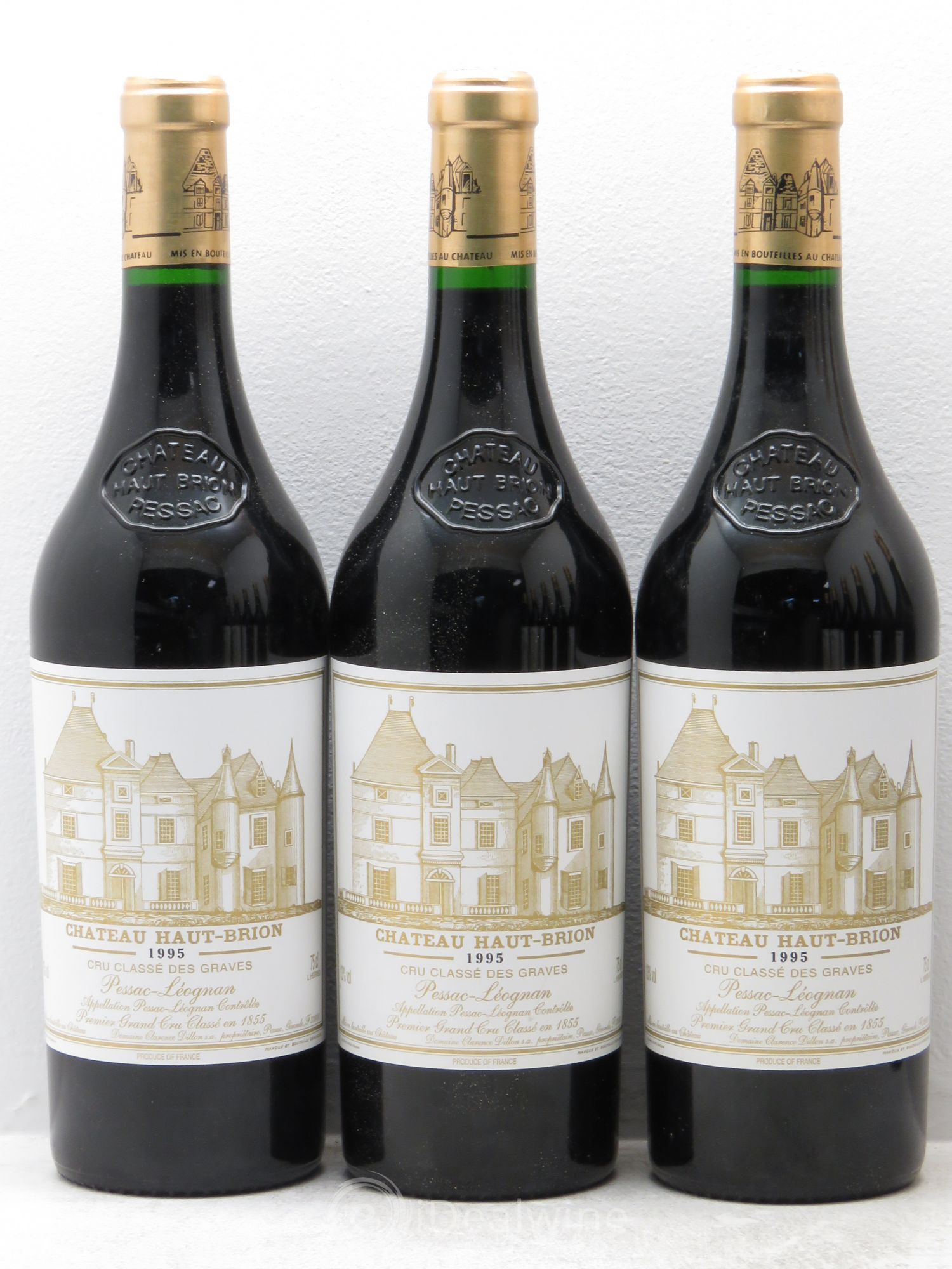 Château Haut Brion 1er Grand Cru Classé 1995 - Lot de 12 bouteilles - 2