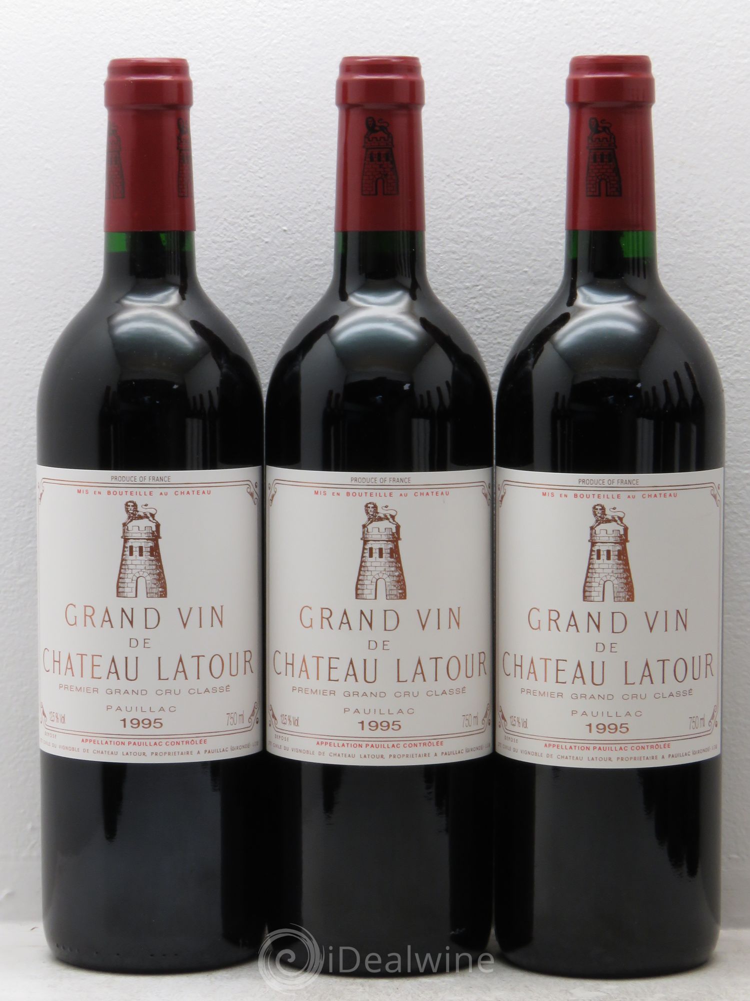 Château Latour 1er Grand Cru Classé 1995 - Lot de 12 bouteilles - 1