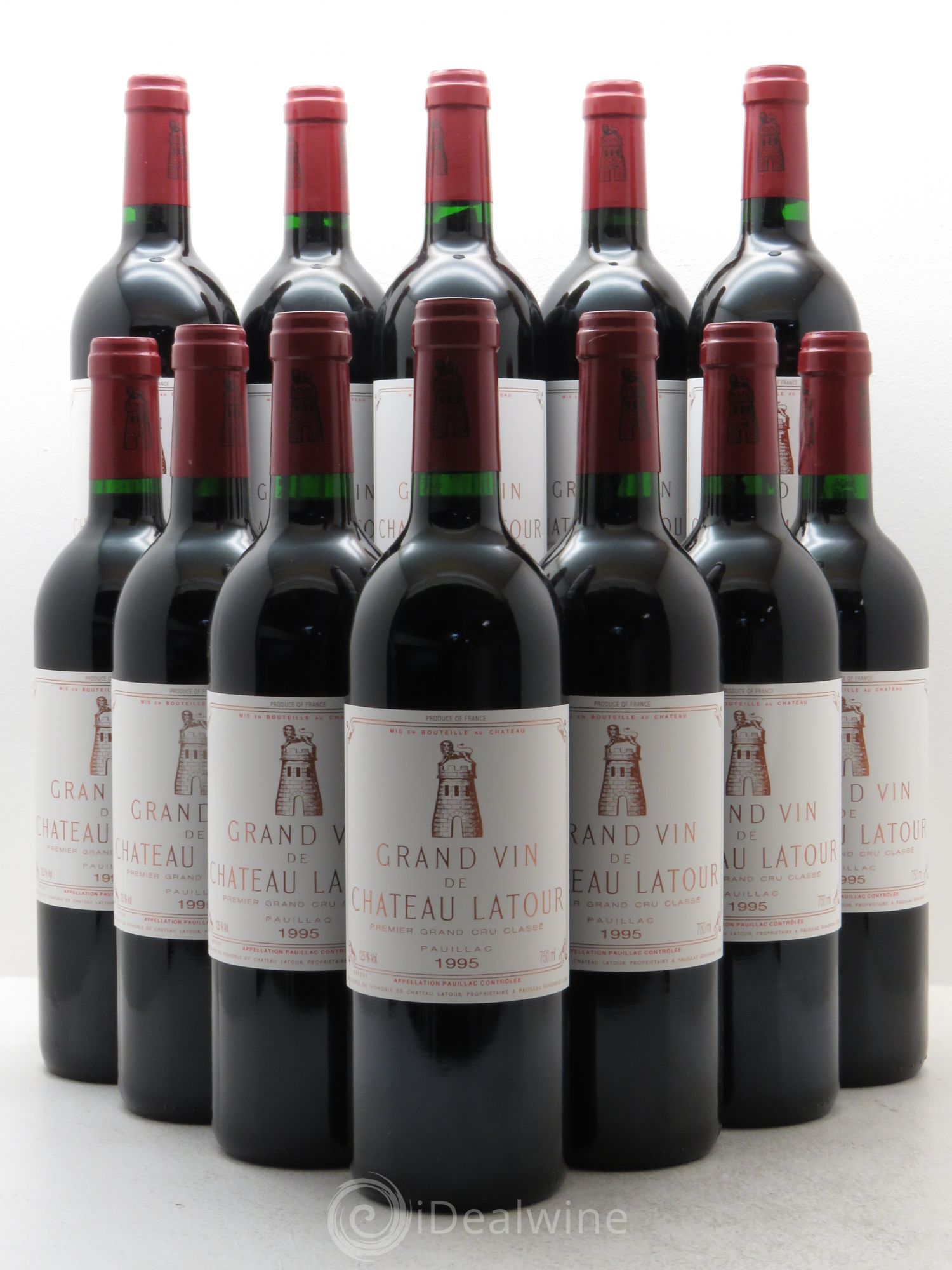 Château Latour 1er Grand Cru Classé 1995 - Lot de 12 bouteilles - 0