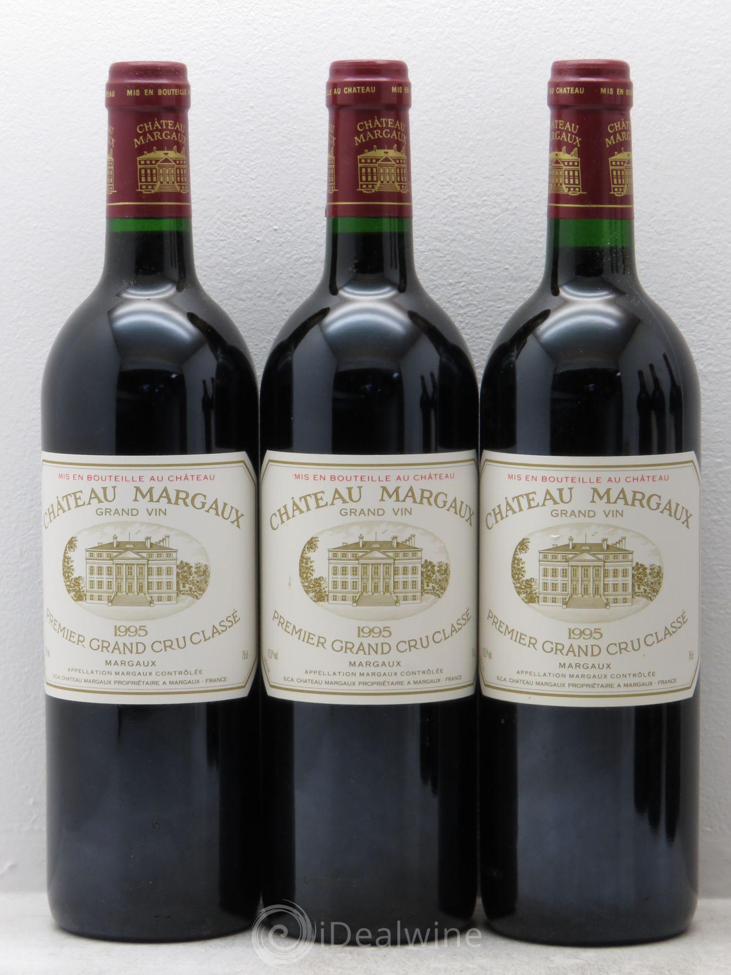 Château Margaux 1er Grand Cru Classé 1995 - Lot de 6 bouteilles - 1