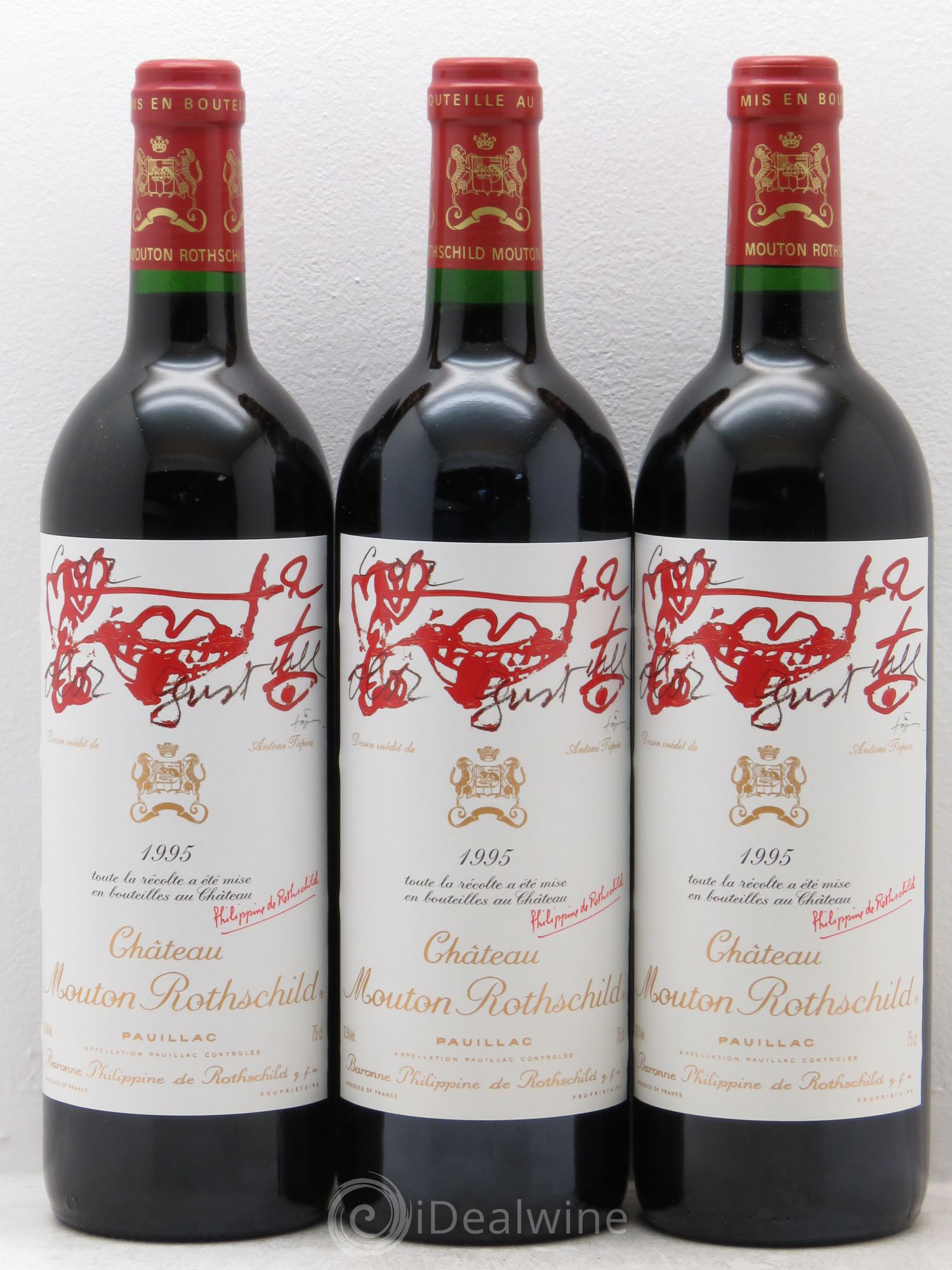 Château Mouton Rothschild 1er Grand Cru Classé 1995 - Lot de 6 bouteilles - 2