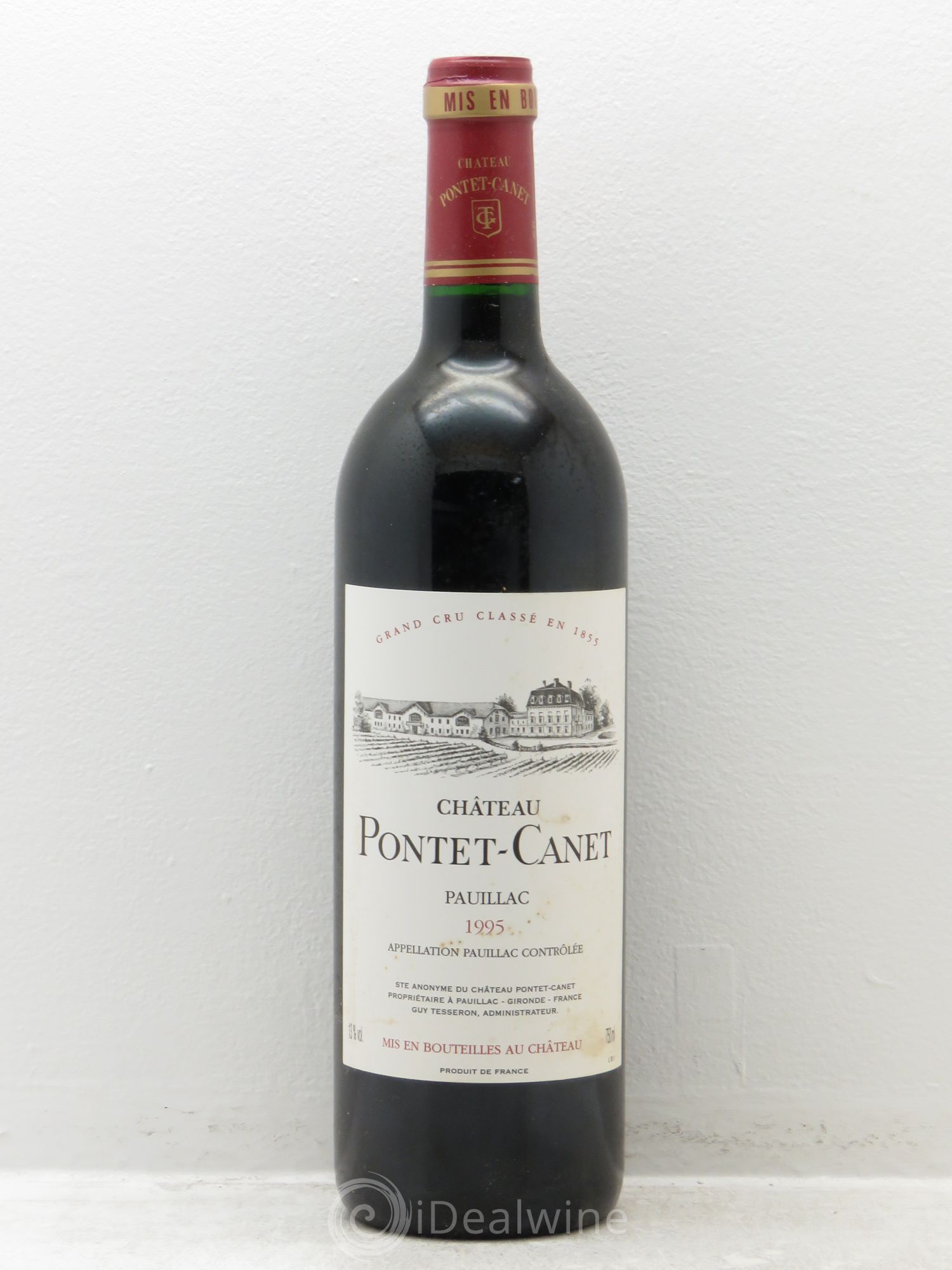Château Pontet Canet 5ème Grand Cru Classé 1995 - Lot de 12 bouteilles - 0