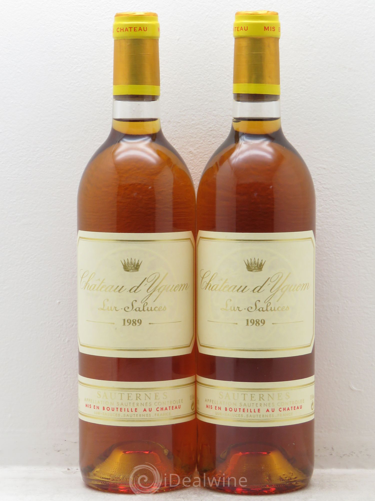 Château d' Yquem 1er Cru Classé Supérieur 1989 - Lotto di 2 bottiglie - 0
