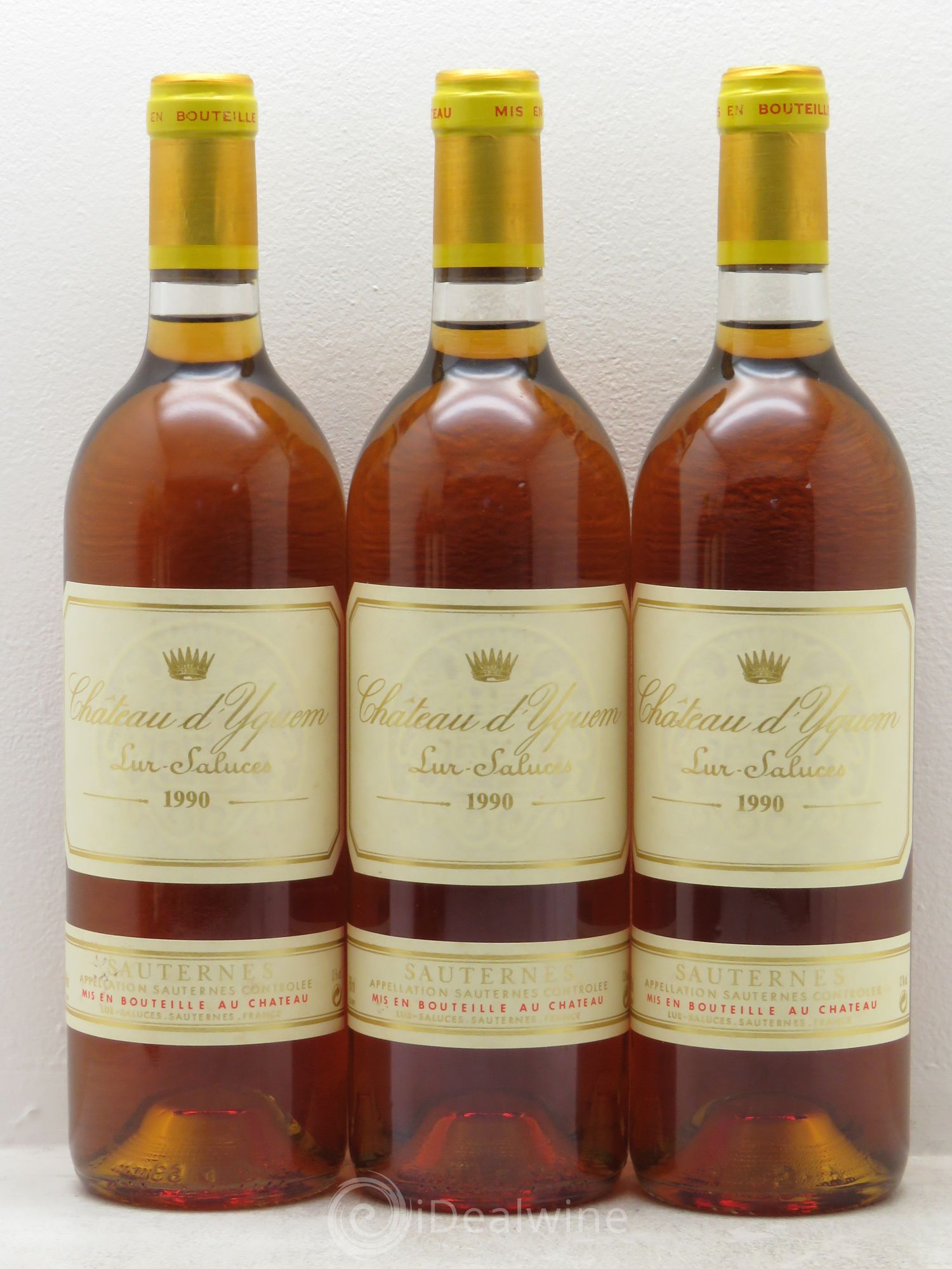 Château d' Yquem 1er Cru Classé Supérieur 1990 - Lotto di 6 bottiglie - 1