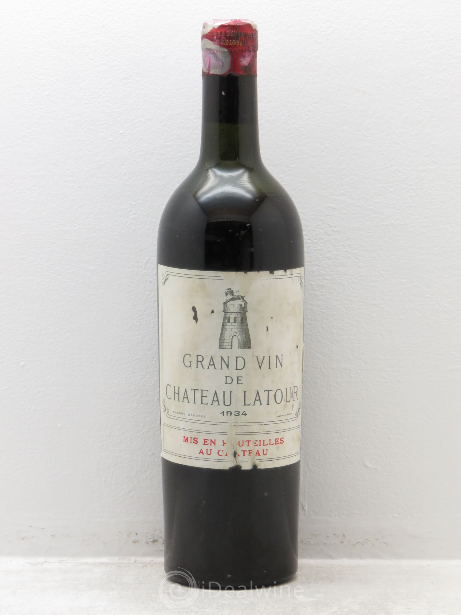 Château Latour 1er Grand Cru Classé 1934 - Lot de 1 bouteille - 0
