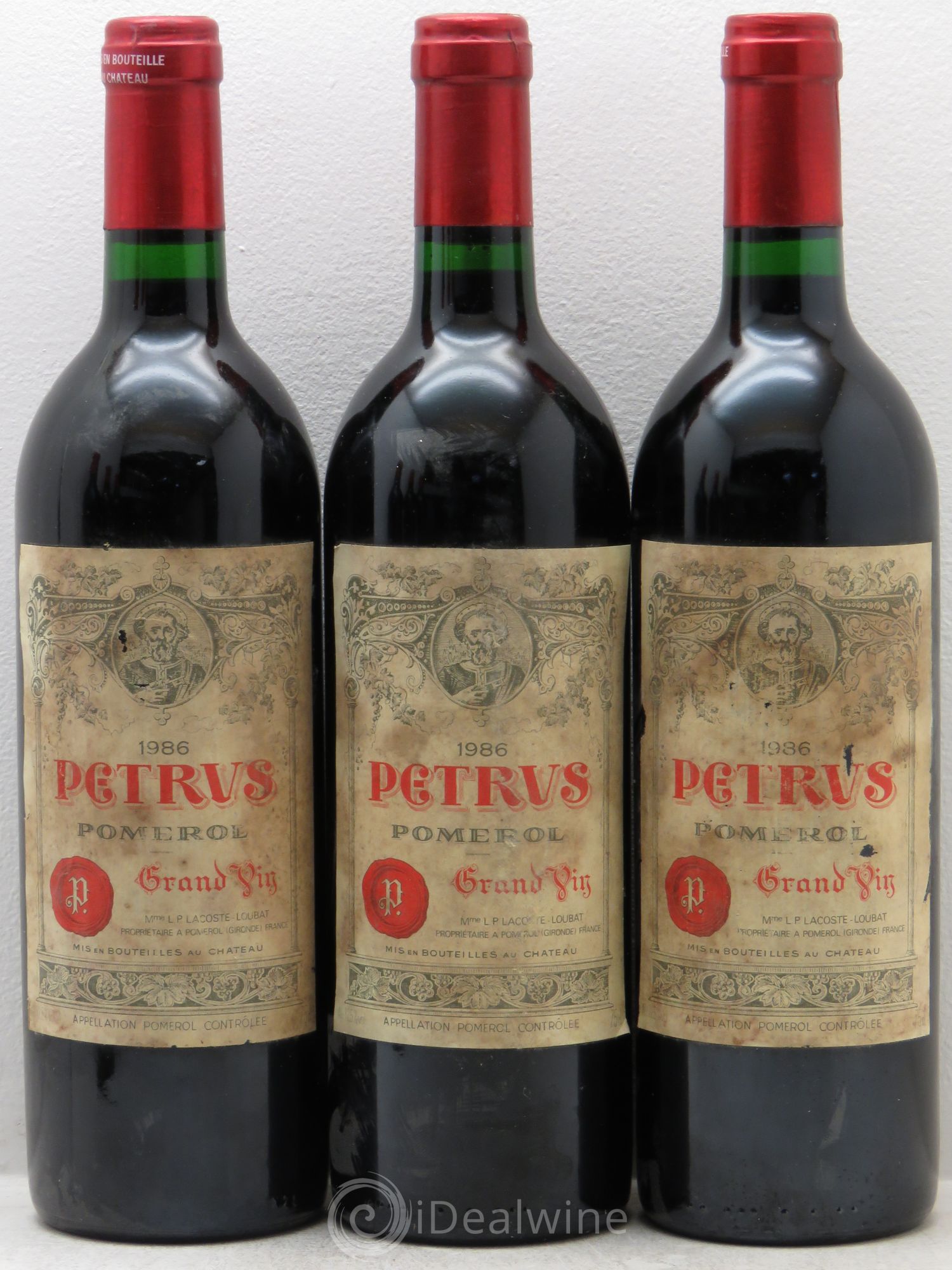 Petrus 1986 - Lot de 6 bouteilles - 1