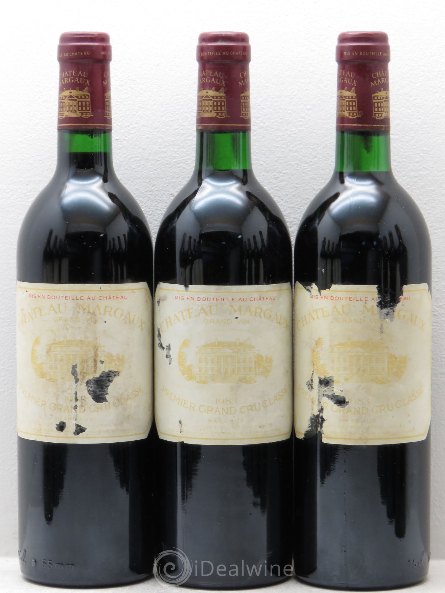 Château Margaux 1er Grand Cru Classé 1983 - Lot de 12 bouteilles - 1