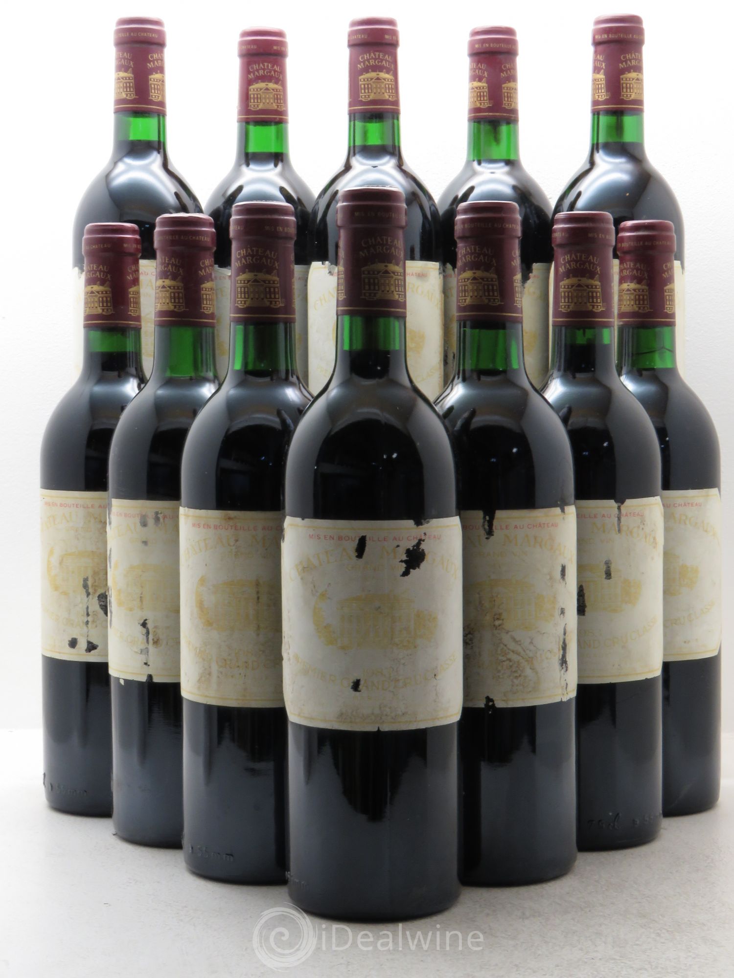 Château Margaux 1er Grand Cru Classé 1983 - Lot de 12 bouteilles - 0