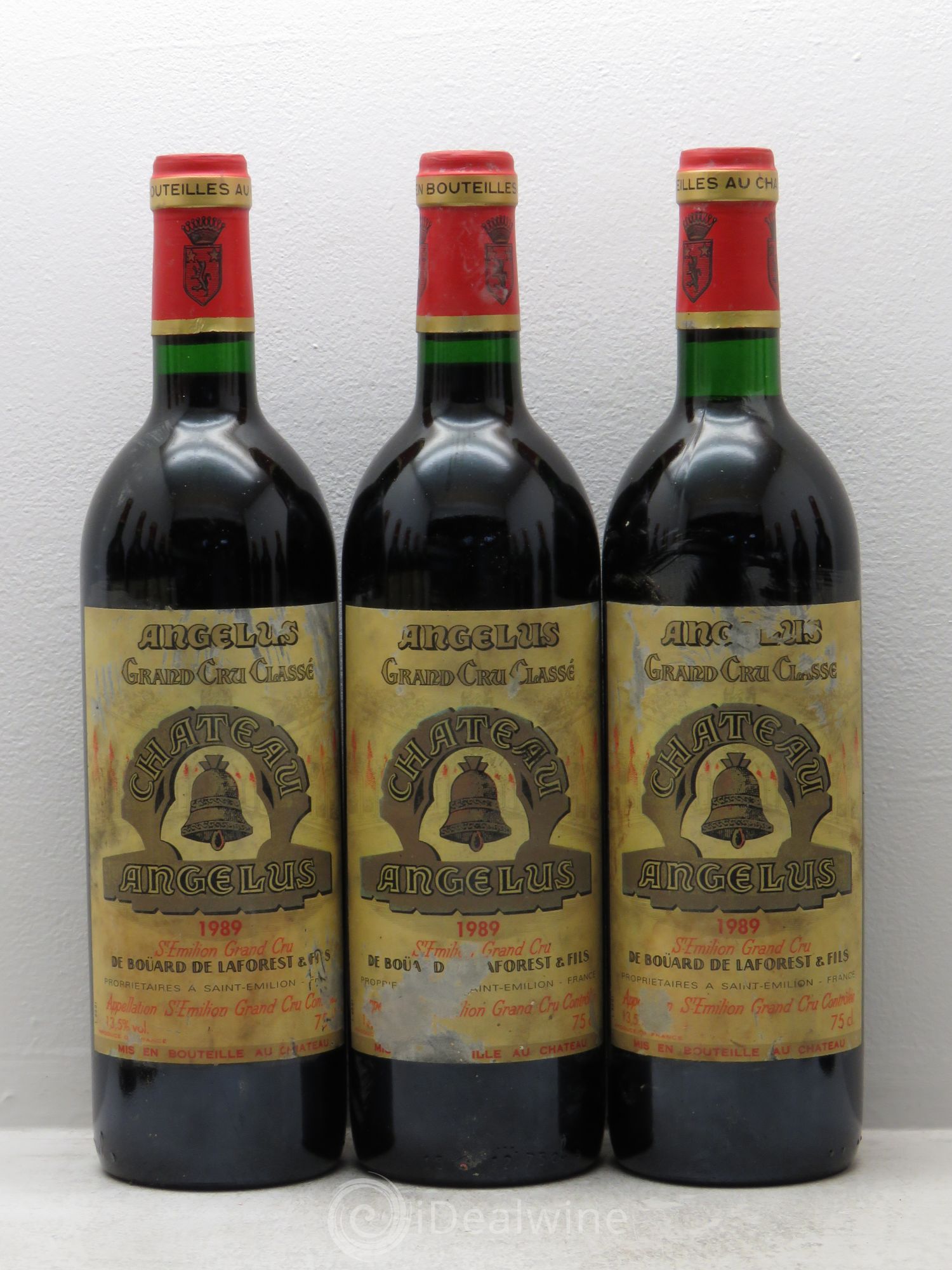 Château Angélus 1er Grand Cru Classé A 1989 - Lot de 12 bouteilles - 1