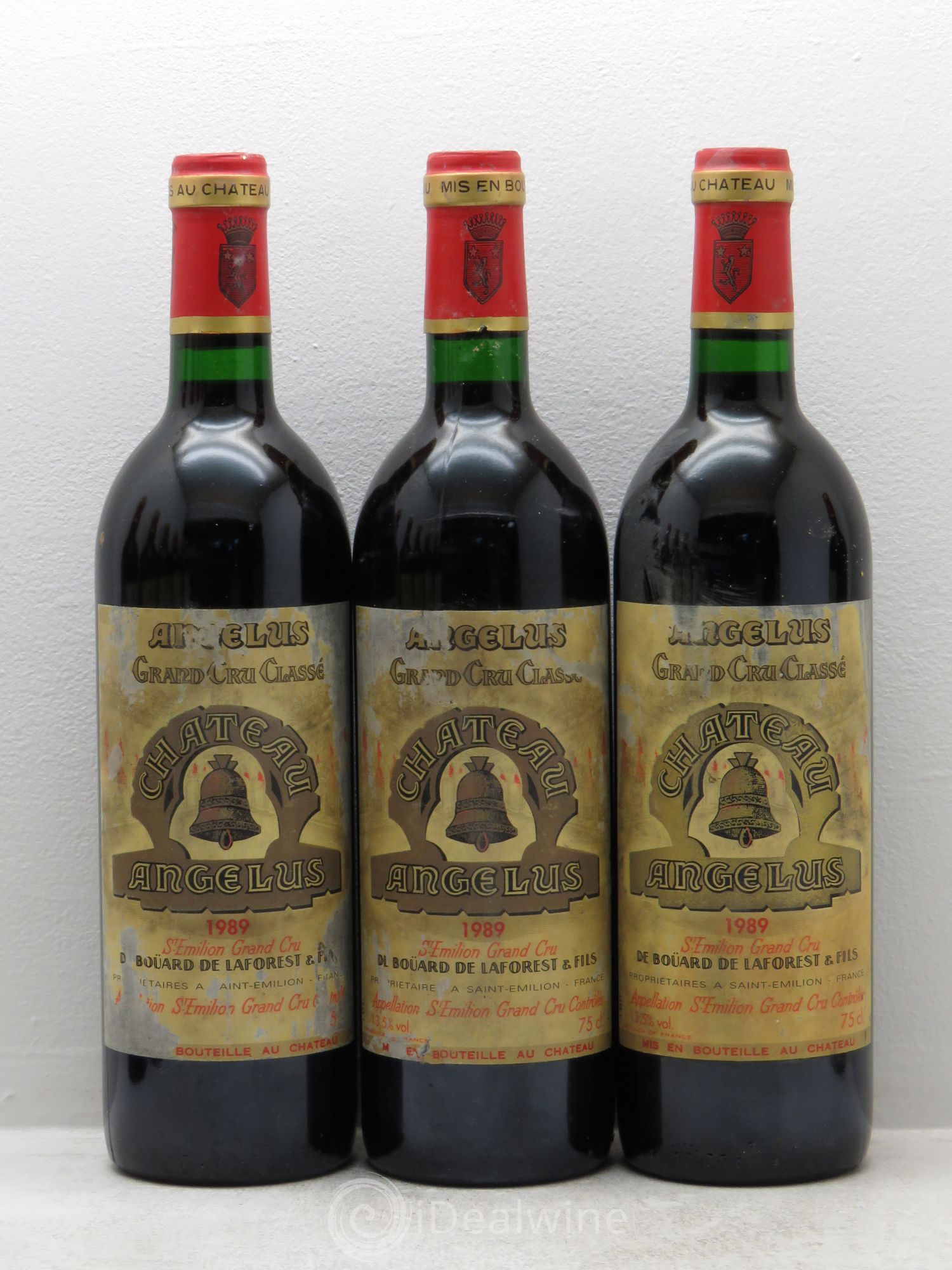 Château Angélus 1er Grand Cru Classé A 1989 - Lot de 12 bouteilles - 2