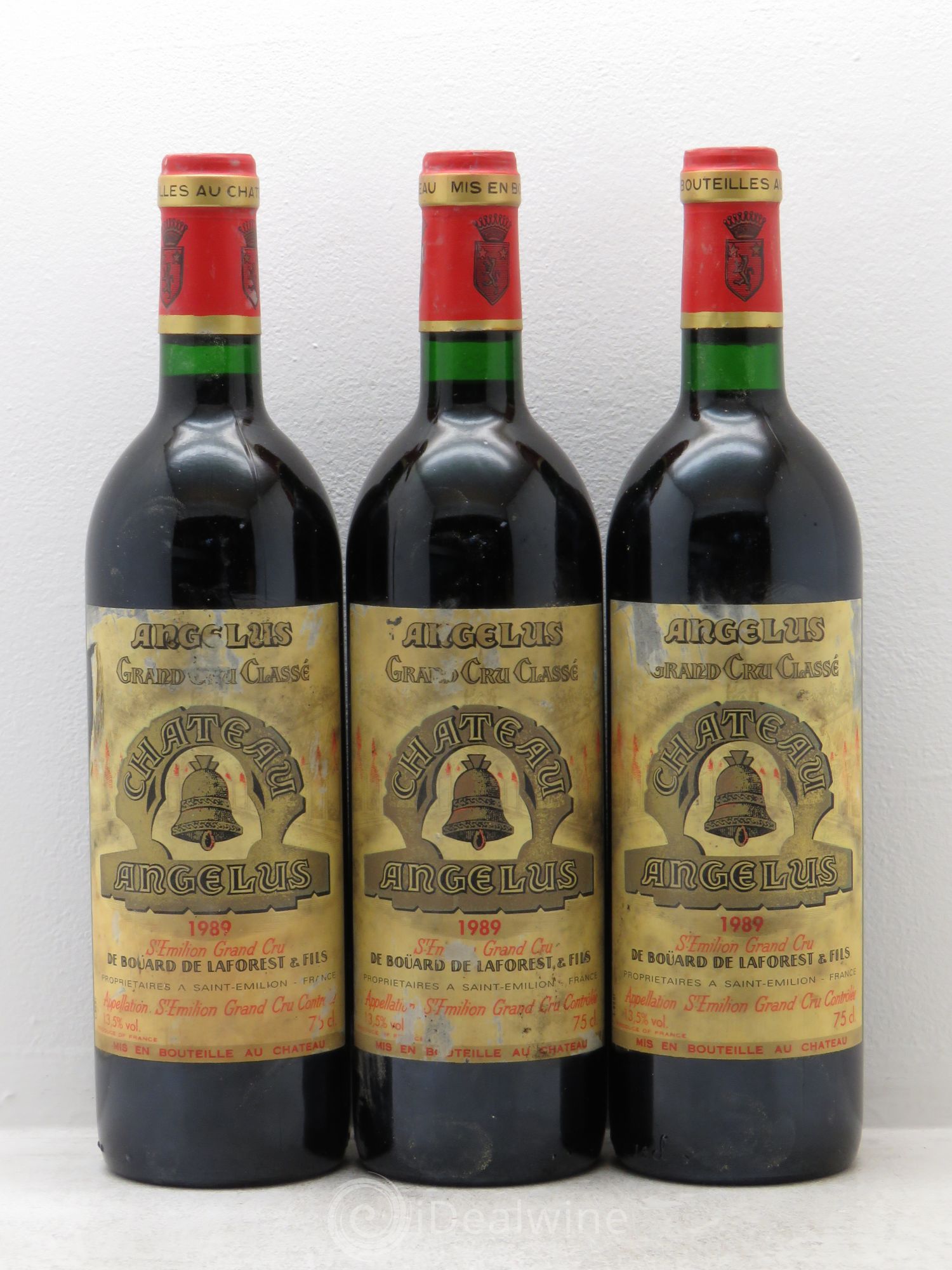 Château Angélus 1er Grand Cru Classé A 1989 - Lot de 12 bouteilles - 4