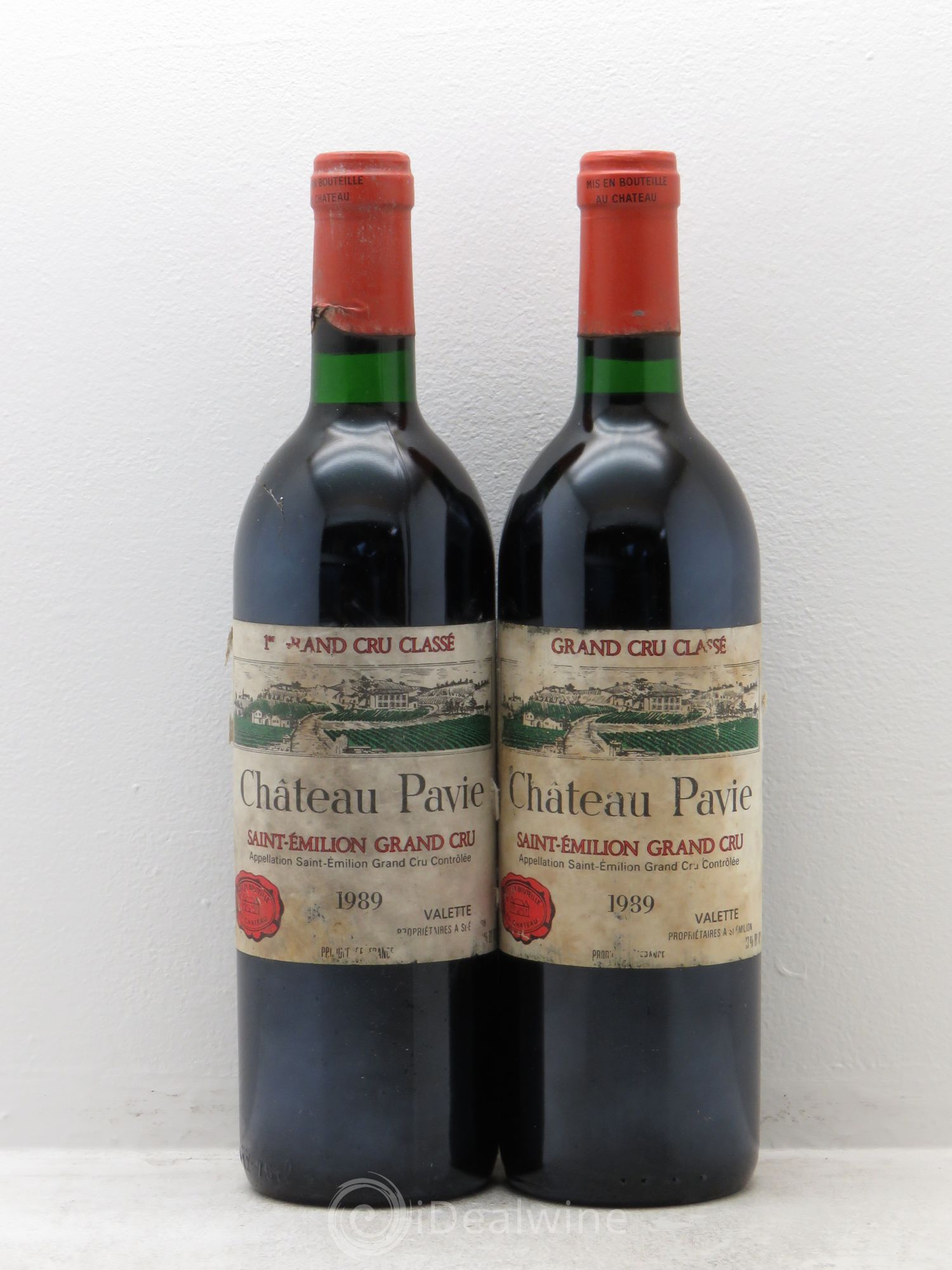 Château Pavie 1er Grand Cru Classé A 1989 - Lot de 2 bouteilles - 0