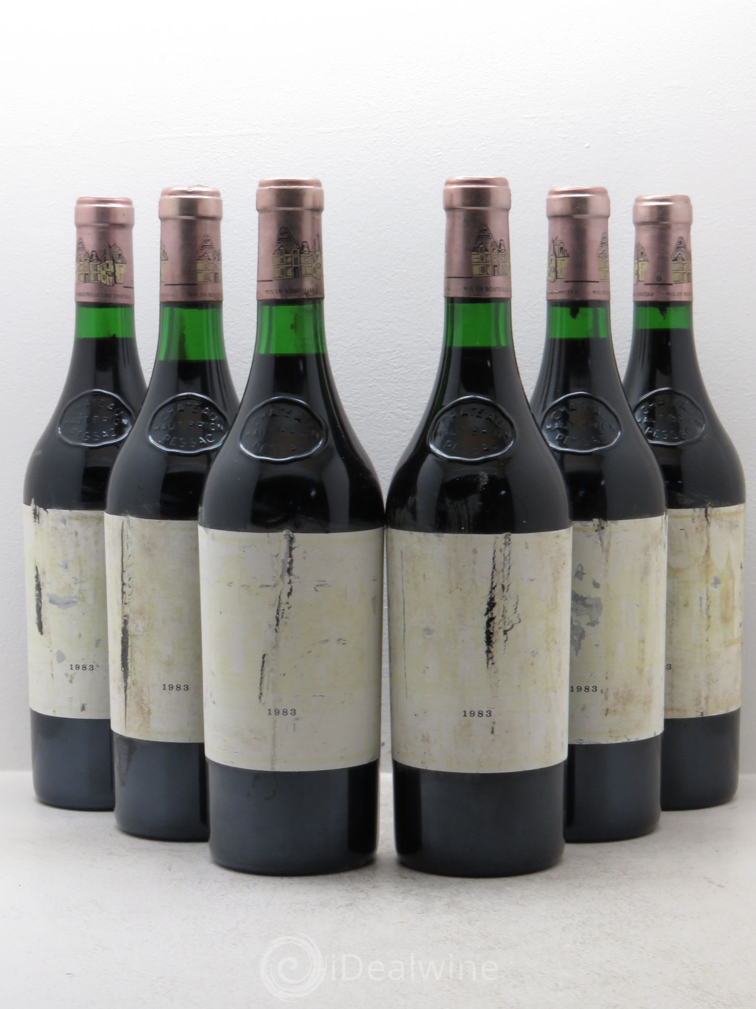 Château Haut Brion 1er Grand Cru Classé 1983 - Lot de 6 bouteilles - 0