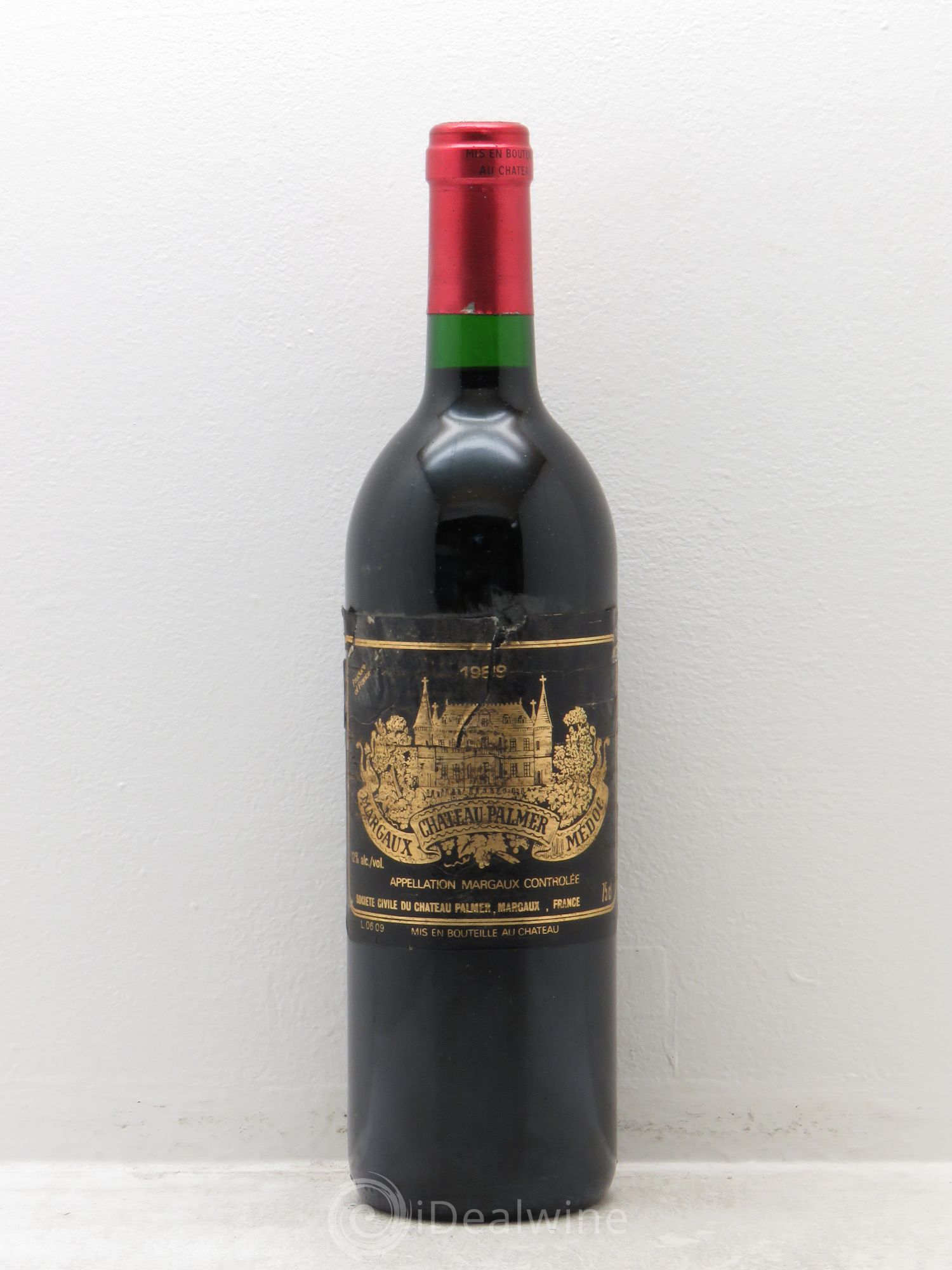 Château Palmer 3ème Grand Cru Classé 1989 - Lot de 1 bouteille - 0