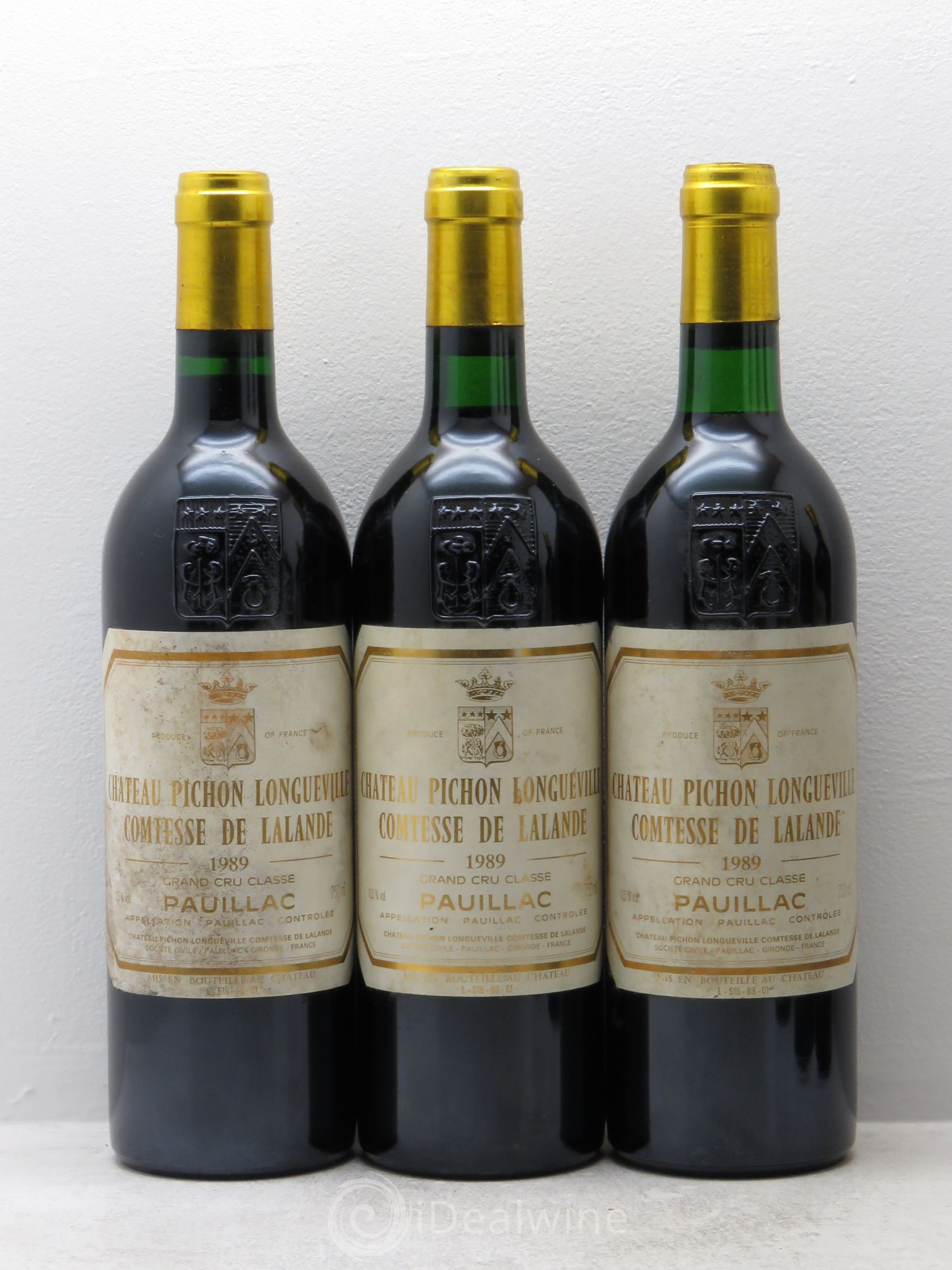 Château Pichon Longueville Comtesse de Lalande 2ème Grand Cru Classé 1989 - Lot de 12 bouteilles - 3