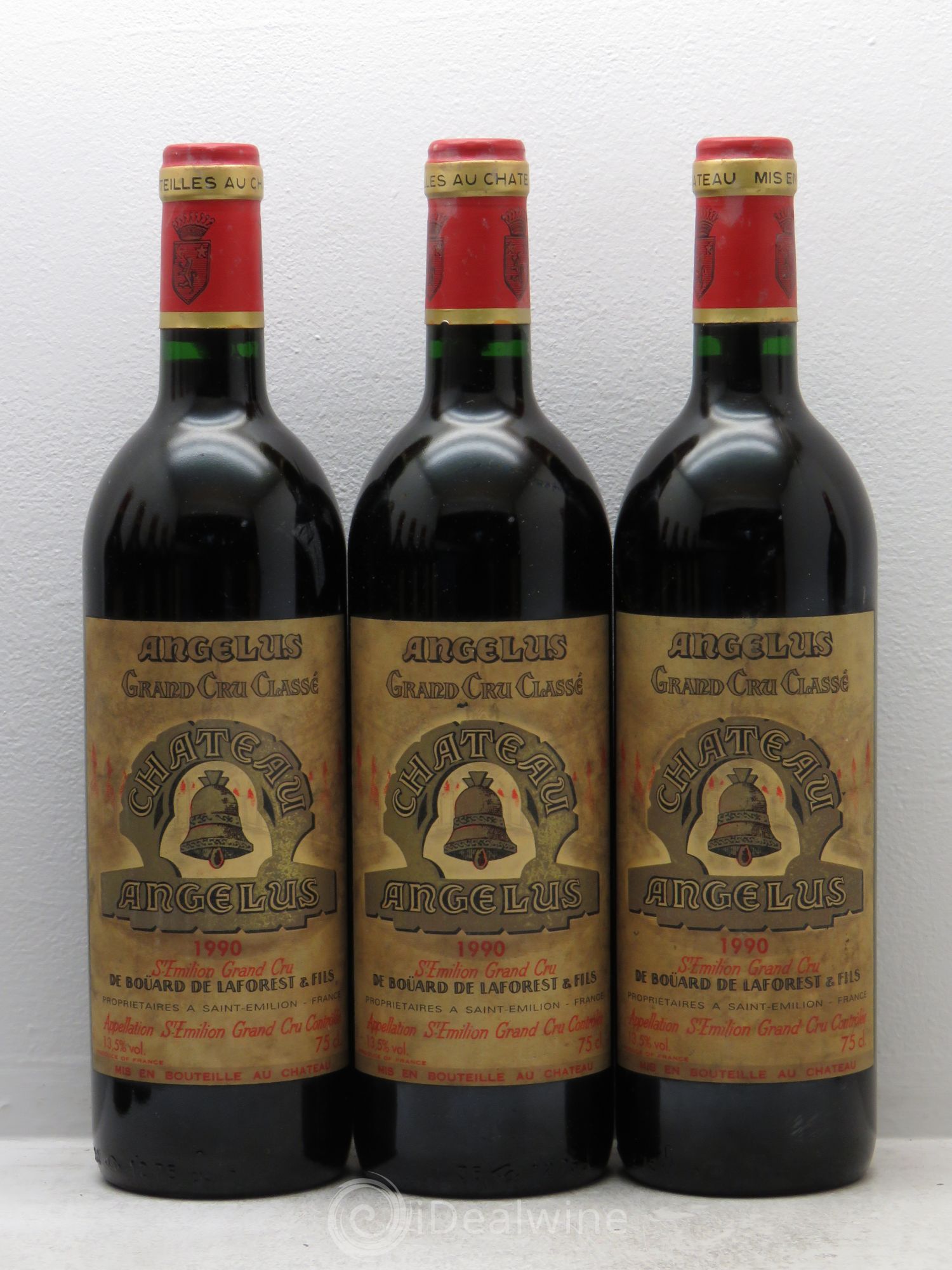 Château Angélus 1er Grand Cru Classé A 1990 - Lot de 12 bouteilles - 2