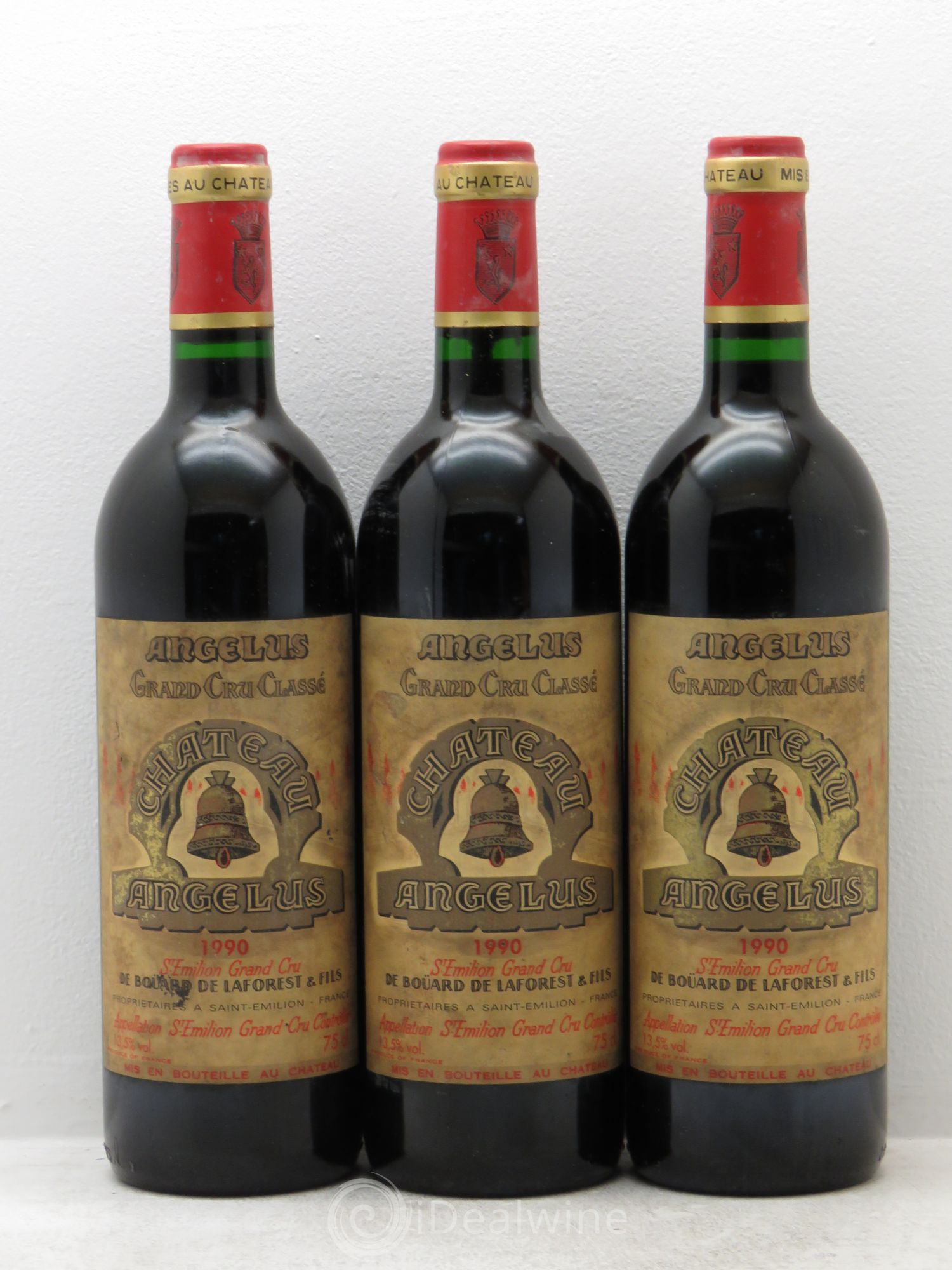 Château Angélus 1er Grand Cru Classé A 1990 - Lot de 12 bouteilles - 4