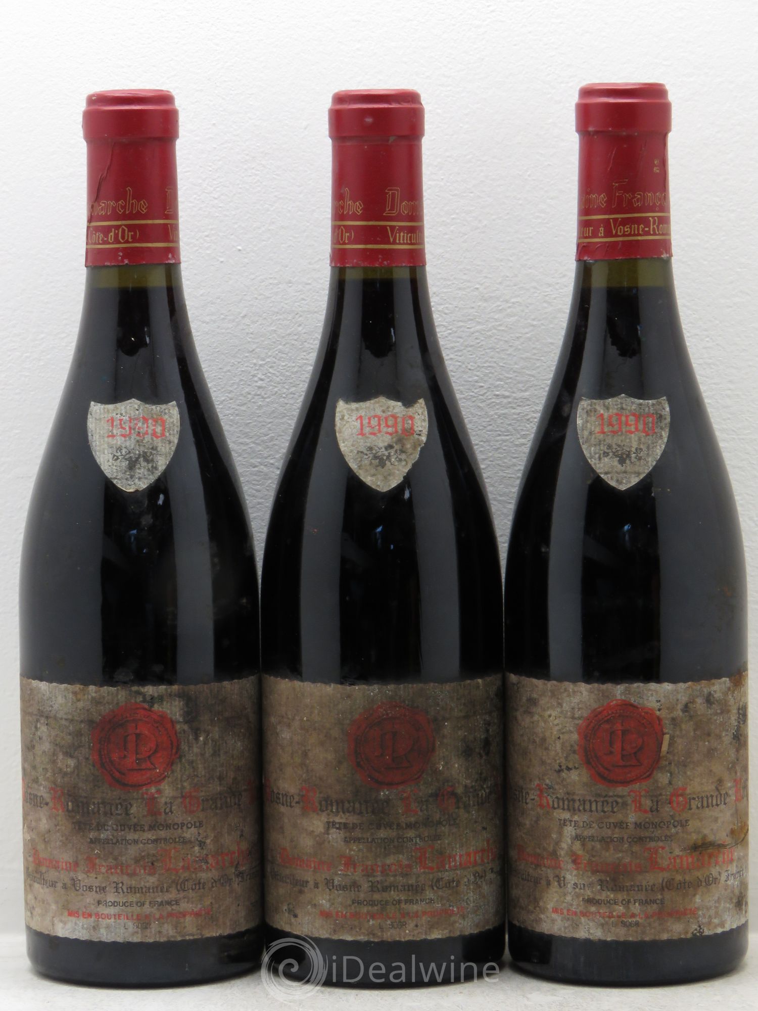 La Grande Rue Grand Cru Lamarche (Domaine) 1990 - Lot de 3 bouteilles - 0