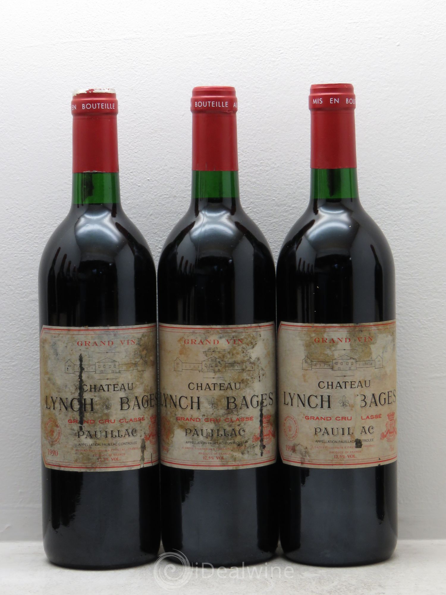 Château Lynch Bages 5ème Grand Cru Classé 1990 - Lot de 12 bouteilles - 2