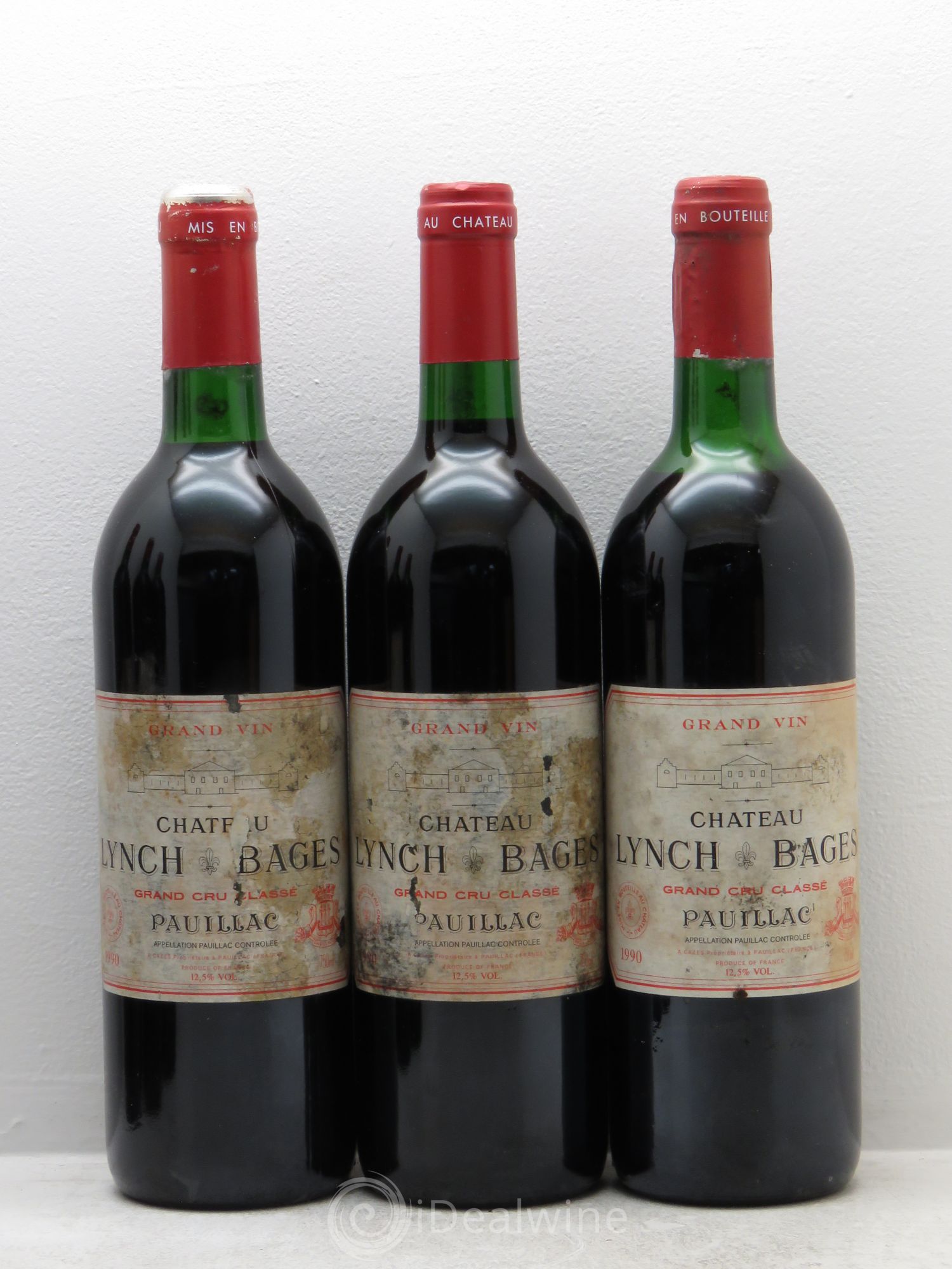 Château Lynch Bages 5ème Grand Cru Classé 1990 - Lot de 12 bouteilles - 3