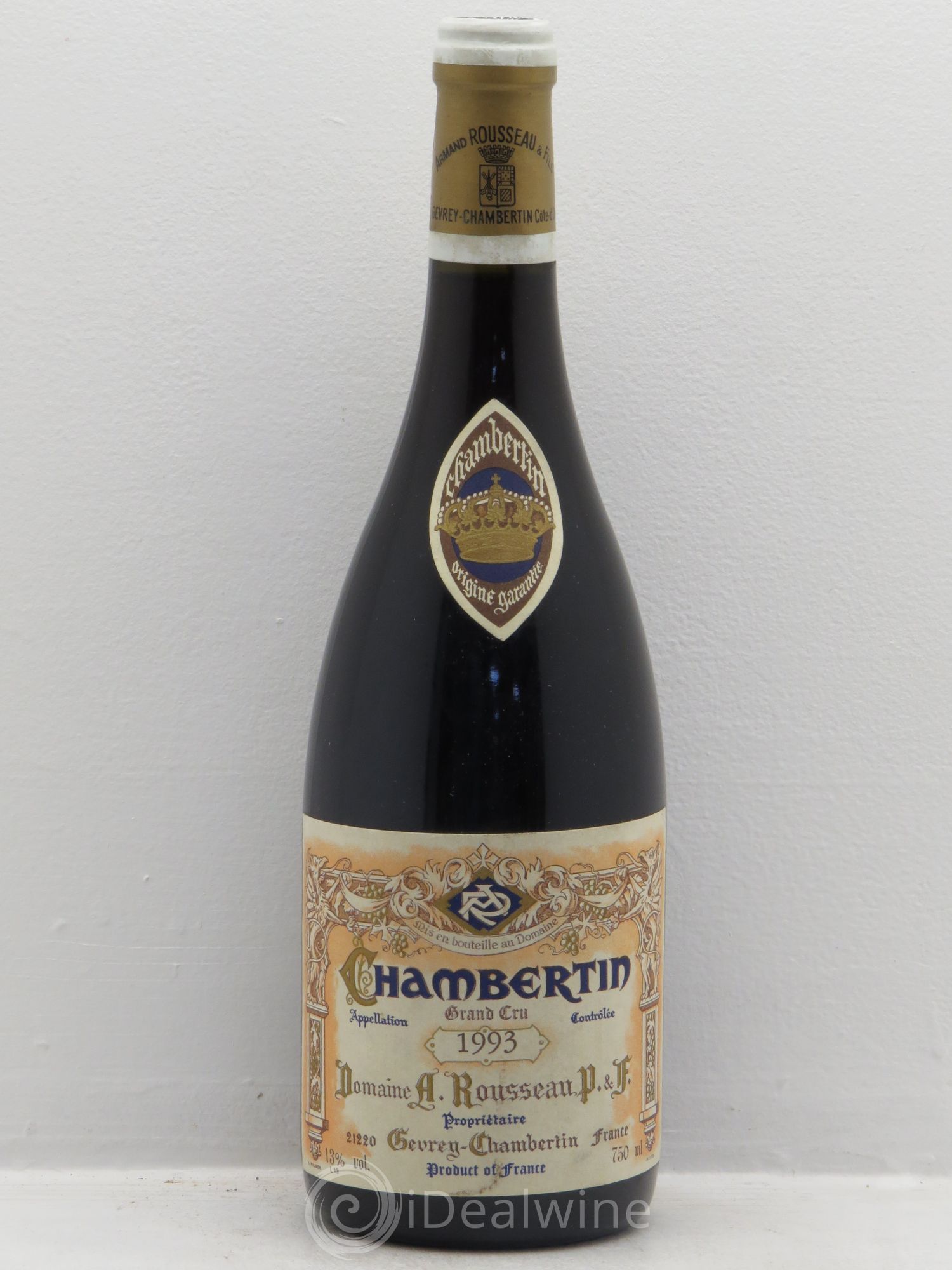 Chambertin Grand Cru Armand Rousseau (Domaine) 1993 - Lot de 1 bouteille - 0