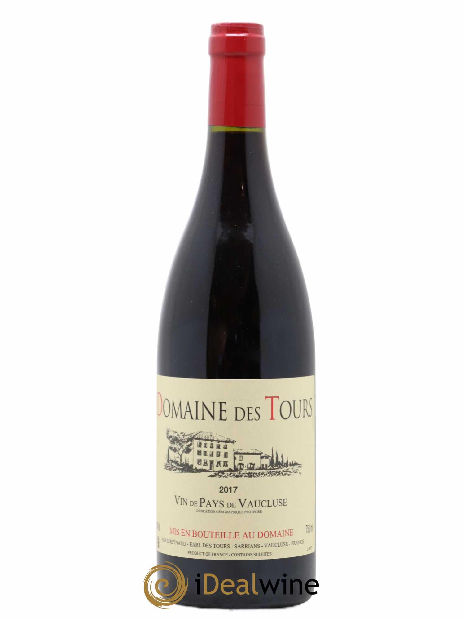 Vaucluse (Vin de Pays de Vaucluse) Domaine des Tours Emmanuel Reynaud 2017 - Lot de 1 bouteille - 0