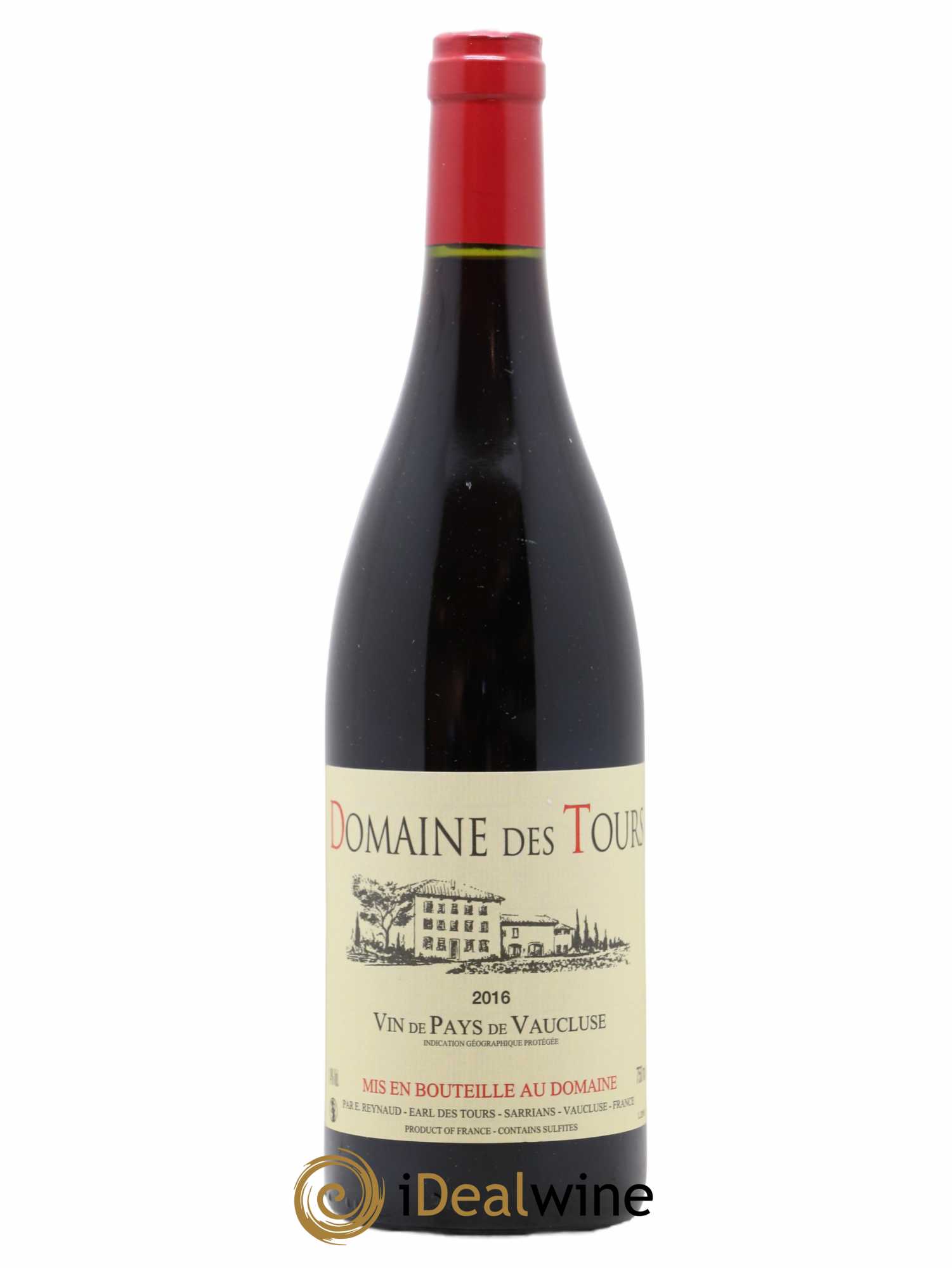 Vaucluse (Vin de Pays de Vaucluse) Domaine des Tours Emmanuel Reynaud 2016 - Lot de 1 bouteille - 0