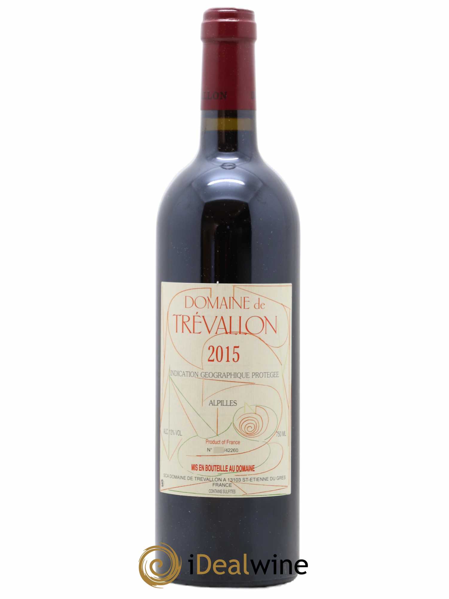 Alpilles Trévallon (Domaine de) Eloi Dürrbach 2015 - Lot de 1 bouteille - 0