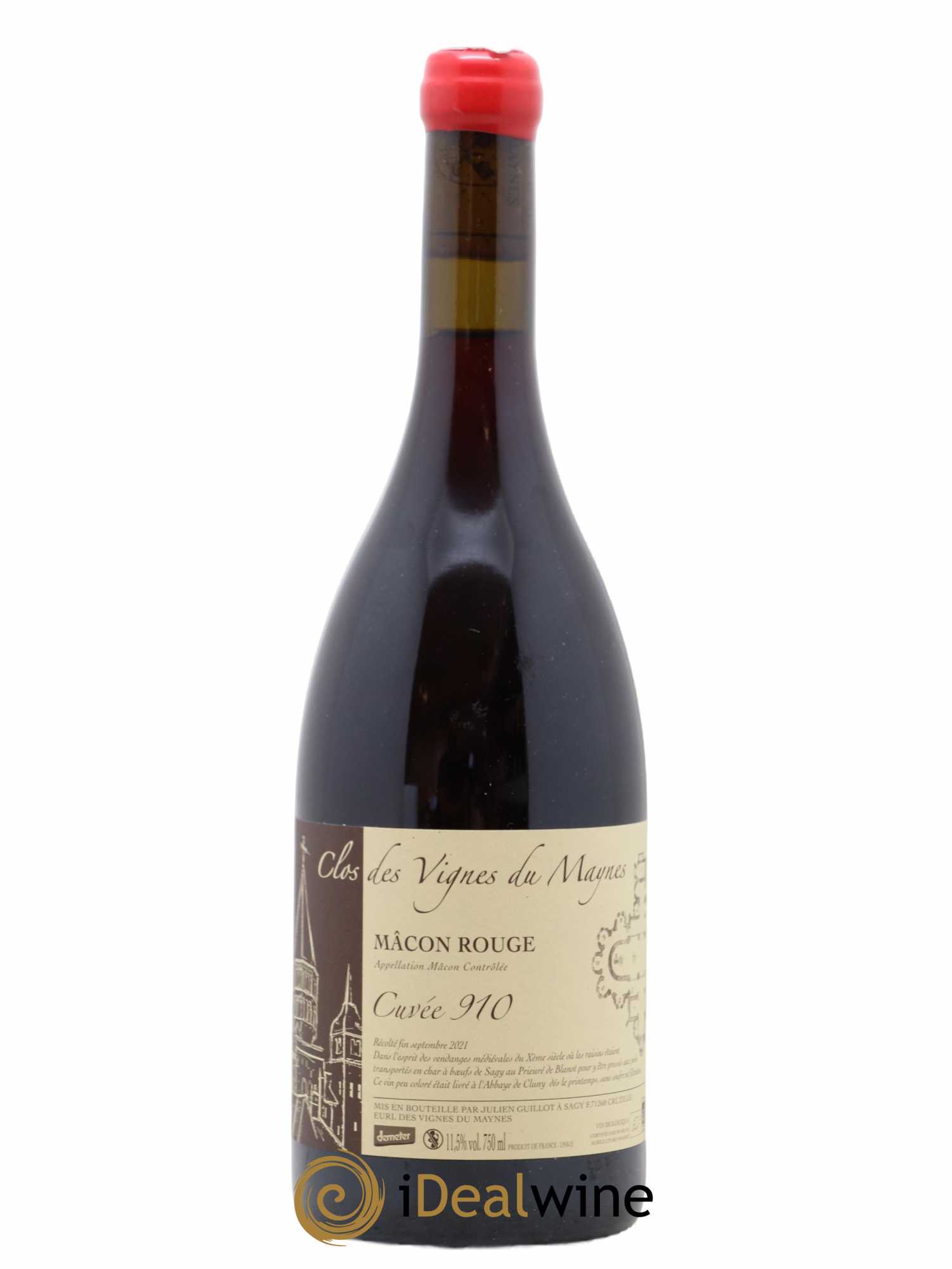 Mâcon Cuvée 910 Les Vignes du Maynes 2021 - Lot de 1 bouteille - 0