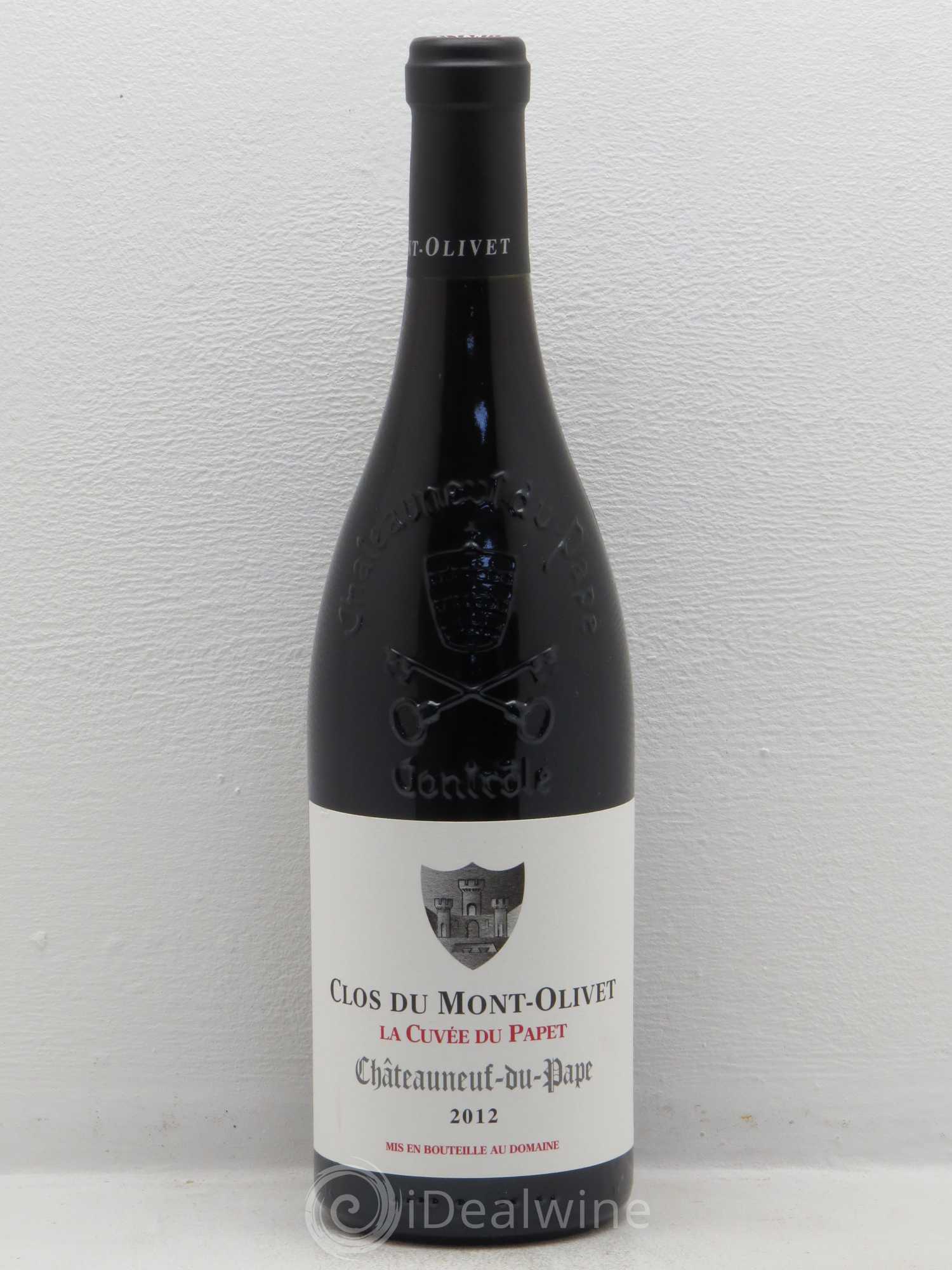 Châteauneuf-du-Pape Cuvée du Papet Clos du Mont-Olivet 2012 - Lot de 1 bouteille - 0