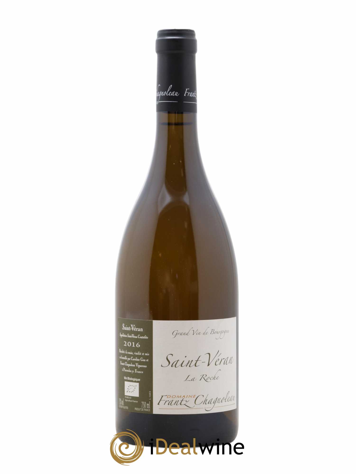 Saint-Véran La Roche Frantz Chagnoleau (Domaine) 2016 - Lot de 1 bouteille - 0