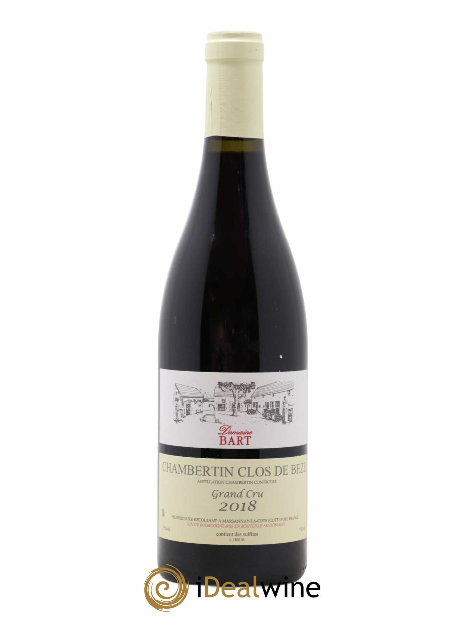 Chambertin Clos de Bèze Grand Cru Bart (Domaine) 2018 - Lot de 1 bouteille - 0