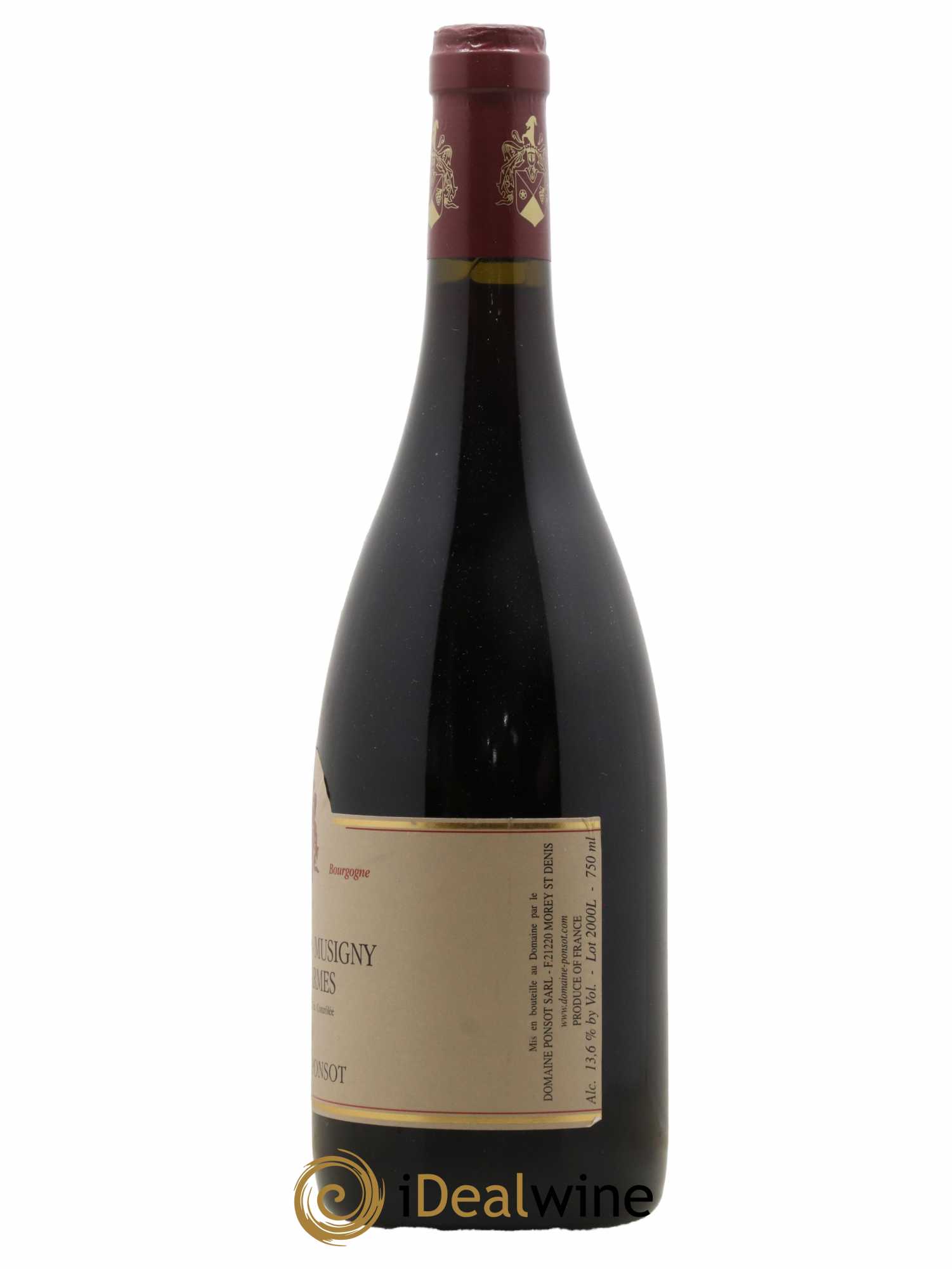 Chambolle-Musigny 1er Cru Les Charmes Ponsot (Domaine) 2000 - Lot de 1 bouteille - 2