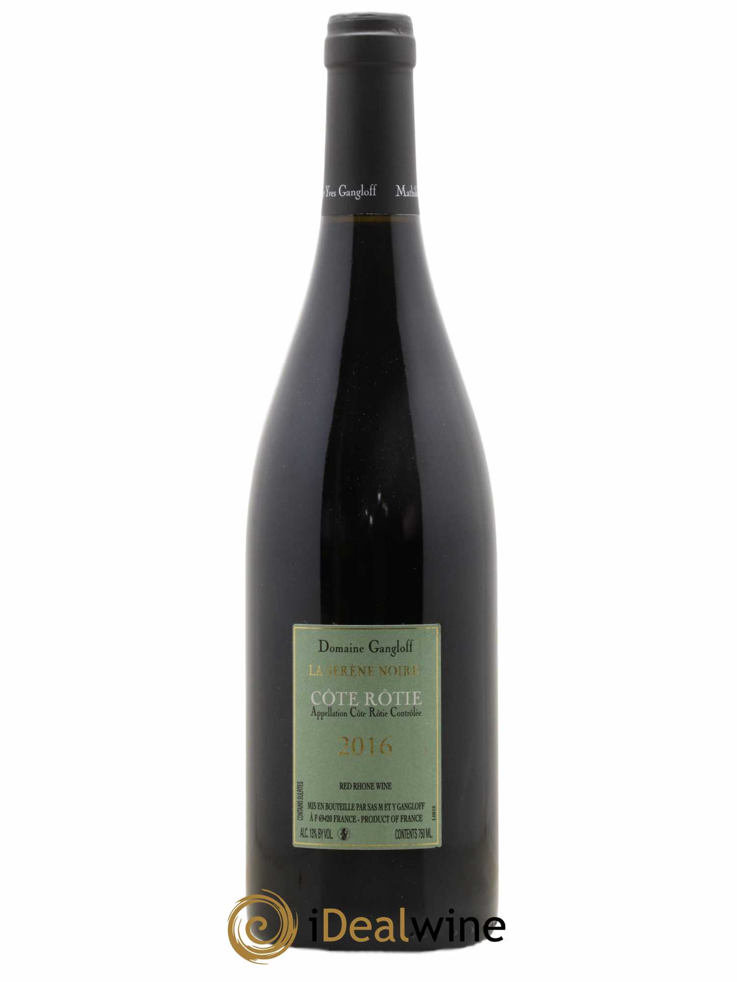 Côte-Rôtie La Sereine Noire Gangloff (Domaine) 2016 - Lot de 1 bouteille - 1