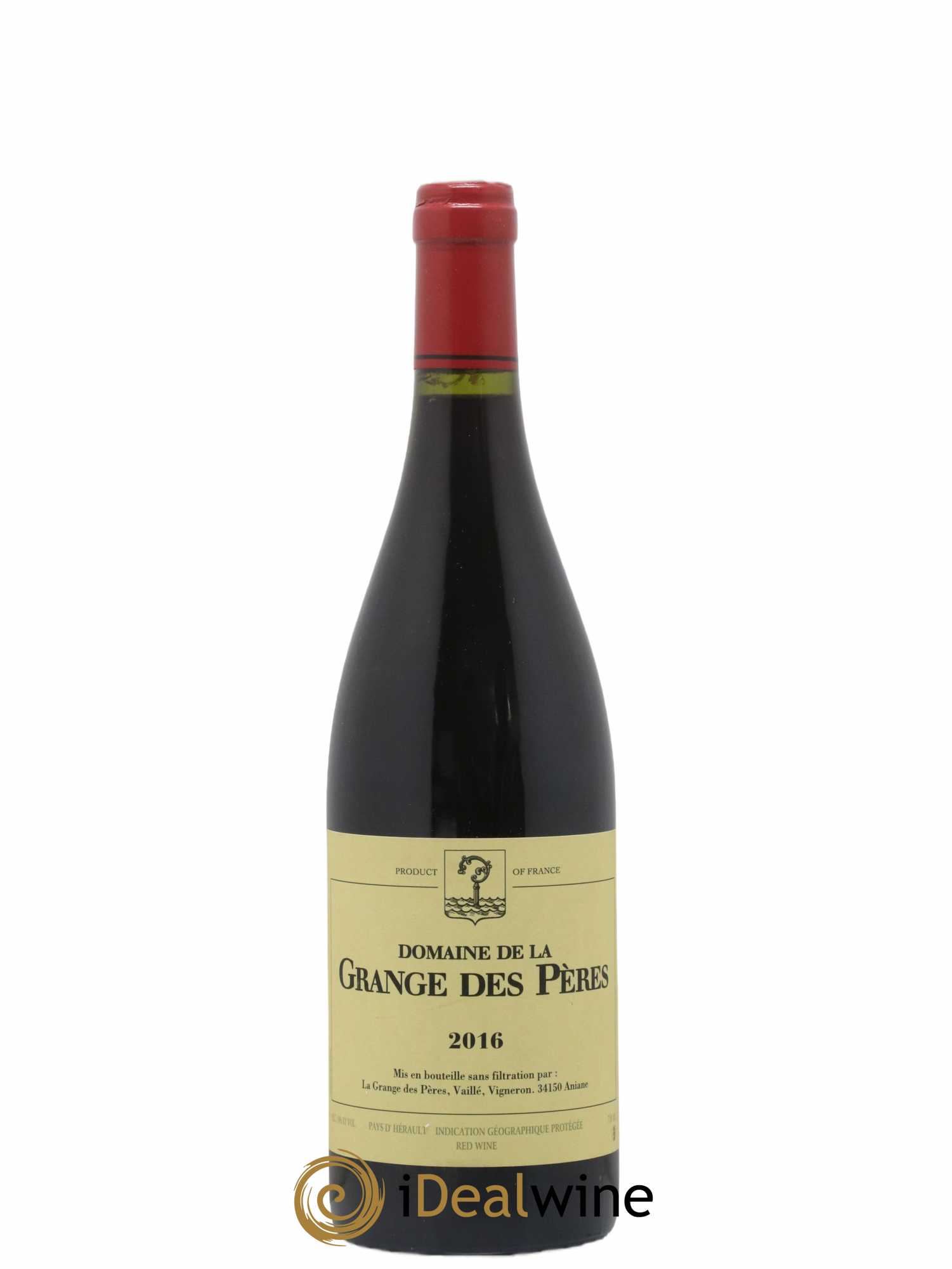 Pays d'Hérault Grange des Pères Laurent Vaillé 2016 - Lot de 1 bouteille - 0