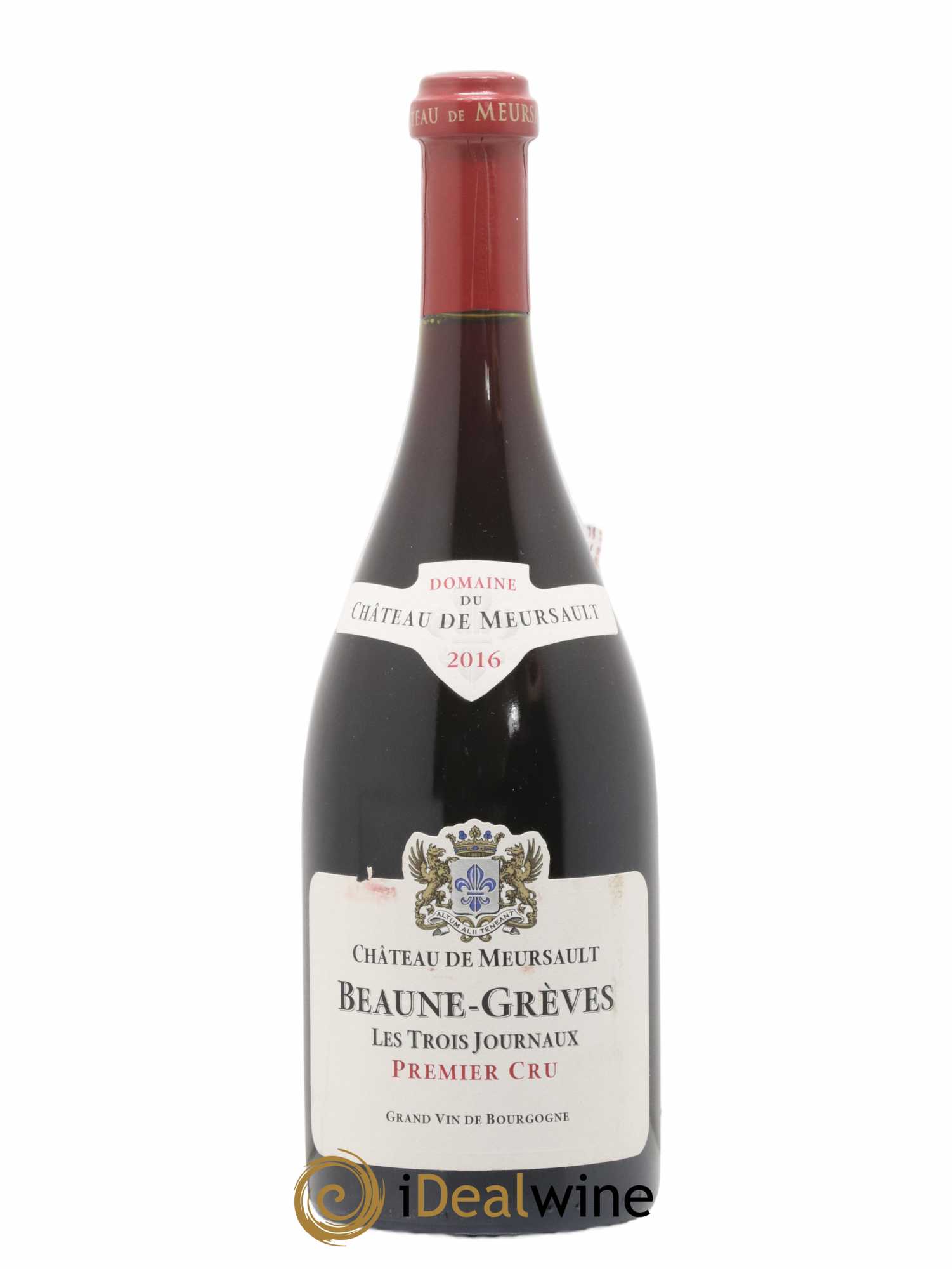 Beaune 1er Cru Grèves Les Trois Journaux Château de Meursault 2016 - Lot de 1 bouteille - 0