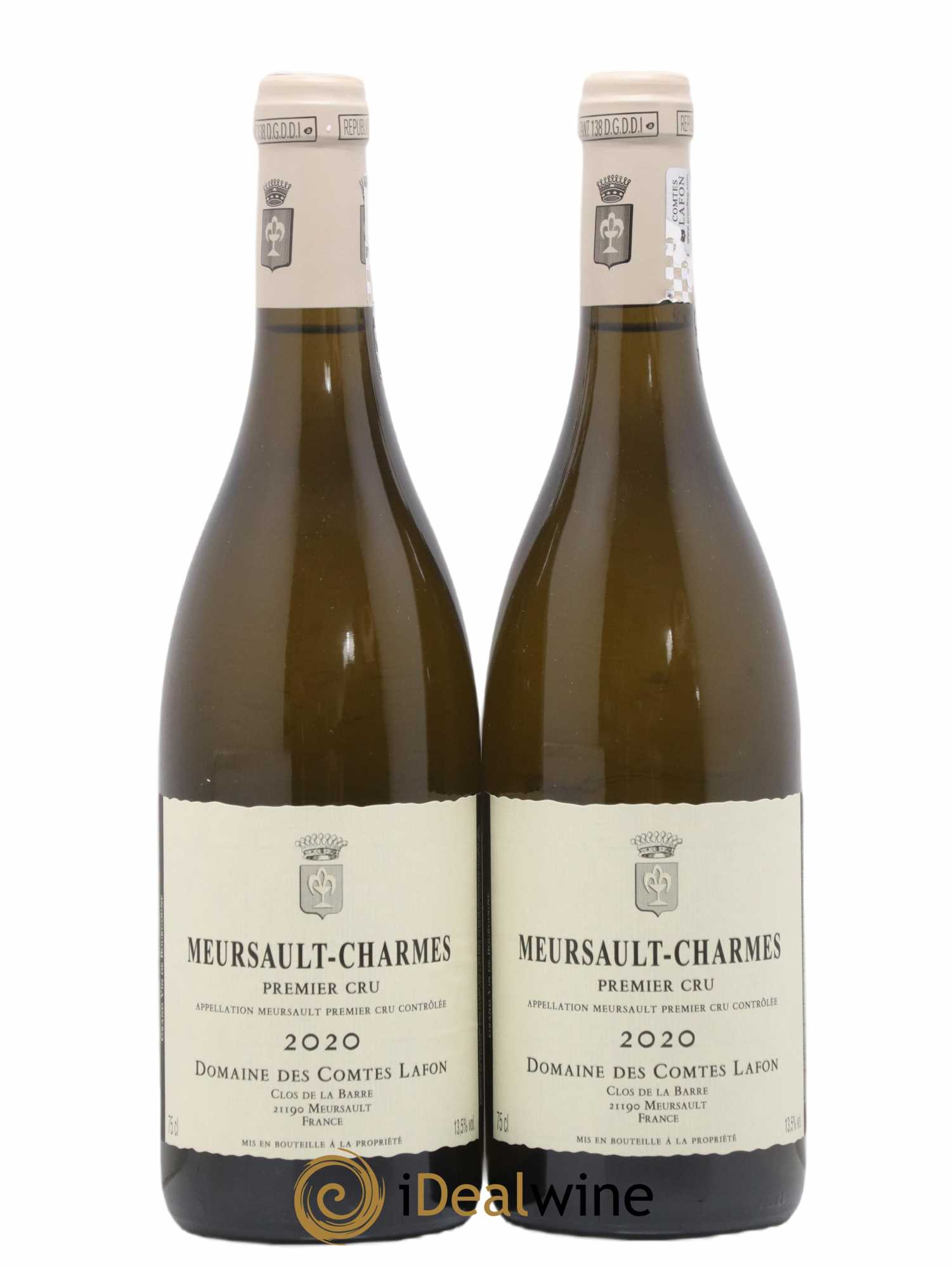 Meursault 1er Cru Charmes Comtes Lafon (Domaine des) 2020 - Lot de 2 bouteilles - 0