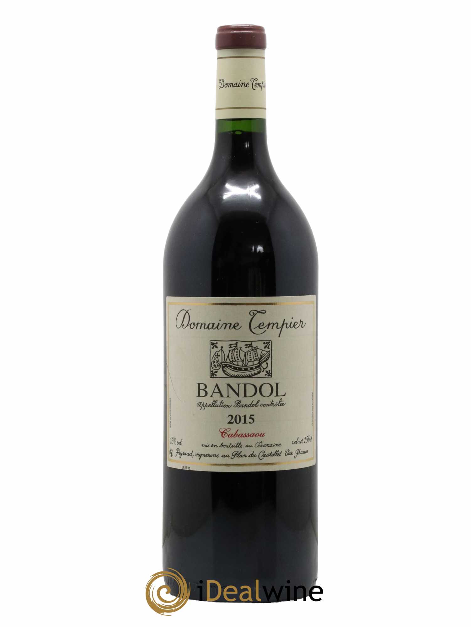 Bandol Domaine Tempier Cuvée Cabassaou Famille Peyraud 2015 - Lot de 1 magnum - 0
