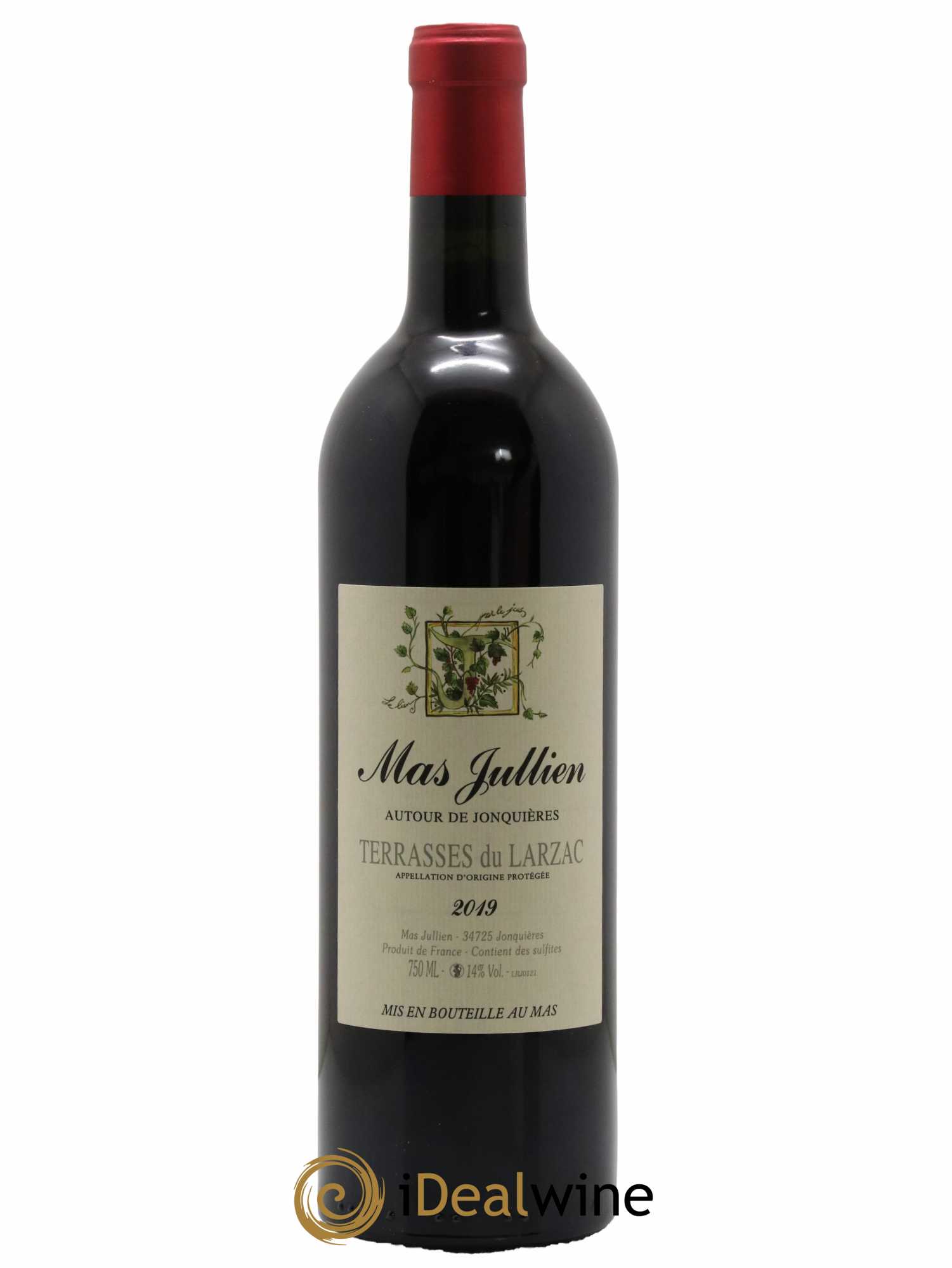 Terrasses du Larzac Mas Jullien Autour de Jonquières Olivier Jullien 2019 - Lot of 1 bottle - 0