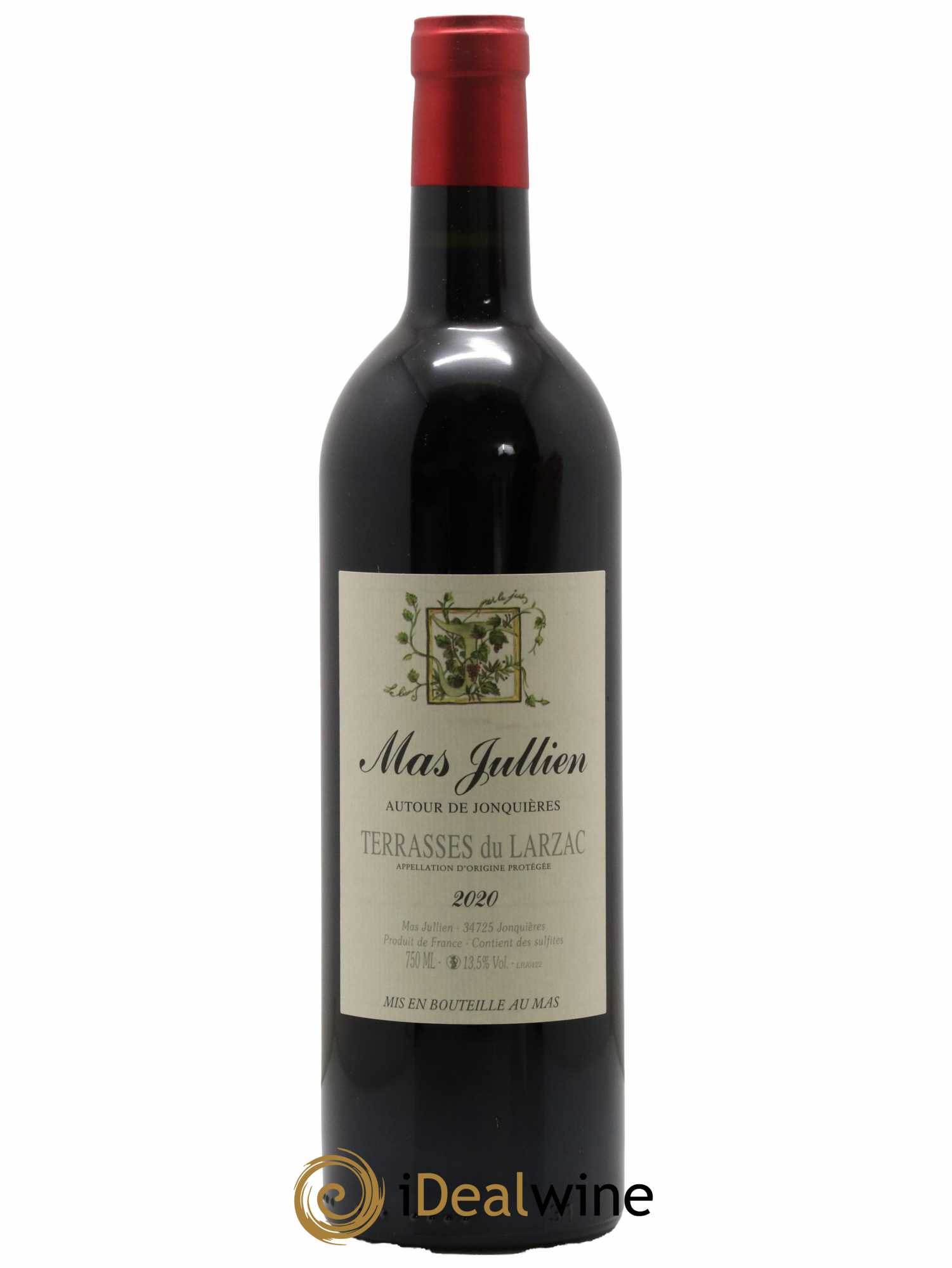 Terrasses du Larzac Mas Jullien Autour de Jonquières Olivier Jullien 2020 - Lot of 1 bottle - 0