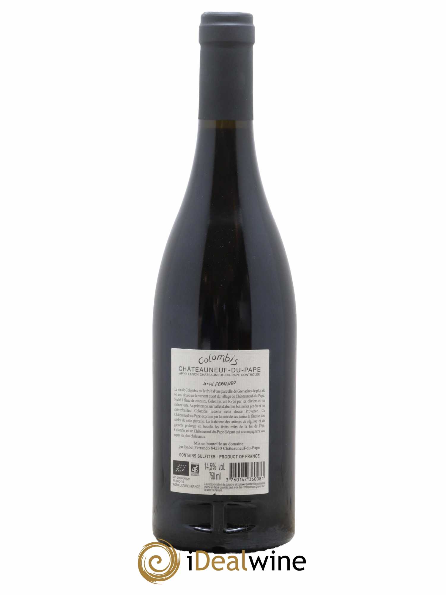 Châteauneuf-du-Pape Colombis Domaine Saint-Préfert 2015 - Lot de 1 bouteille - 1
