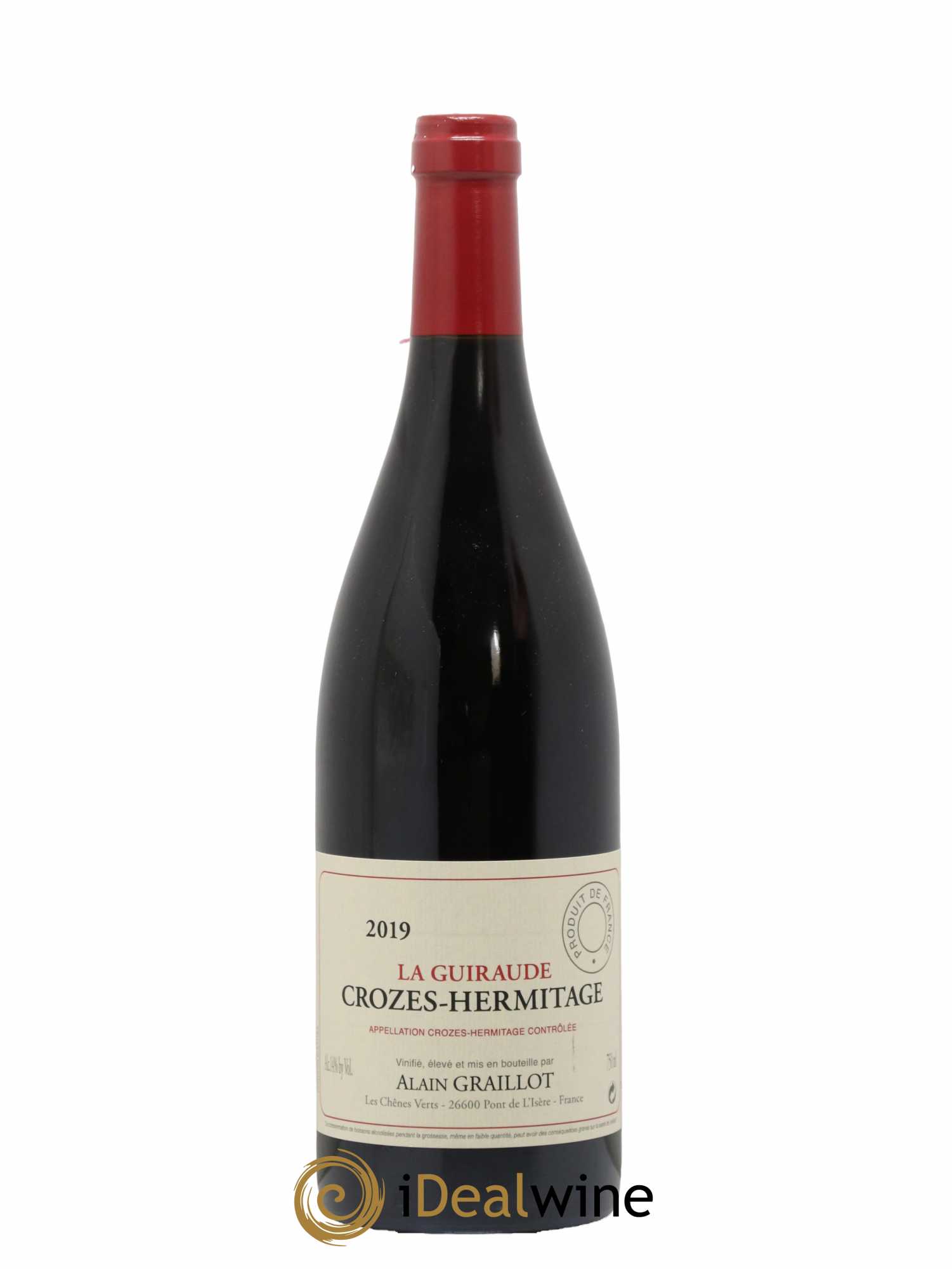 Crozes-Hermitage La Guiraude Domaine Graillot 2019 - Lot de 1 bouteille - 0
