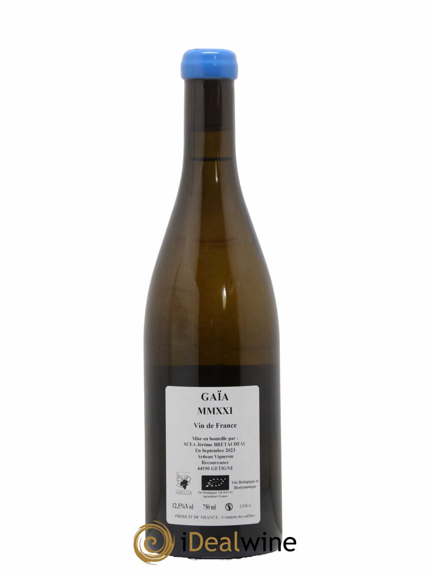 Muscadet-Sèvre-et-Maine Gaia Jérôme Bretaudeau - Domaine de Bellevue 2021 - Lot de 1 bouteille - 1