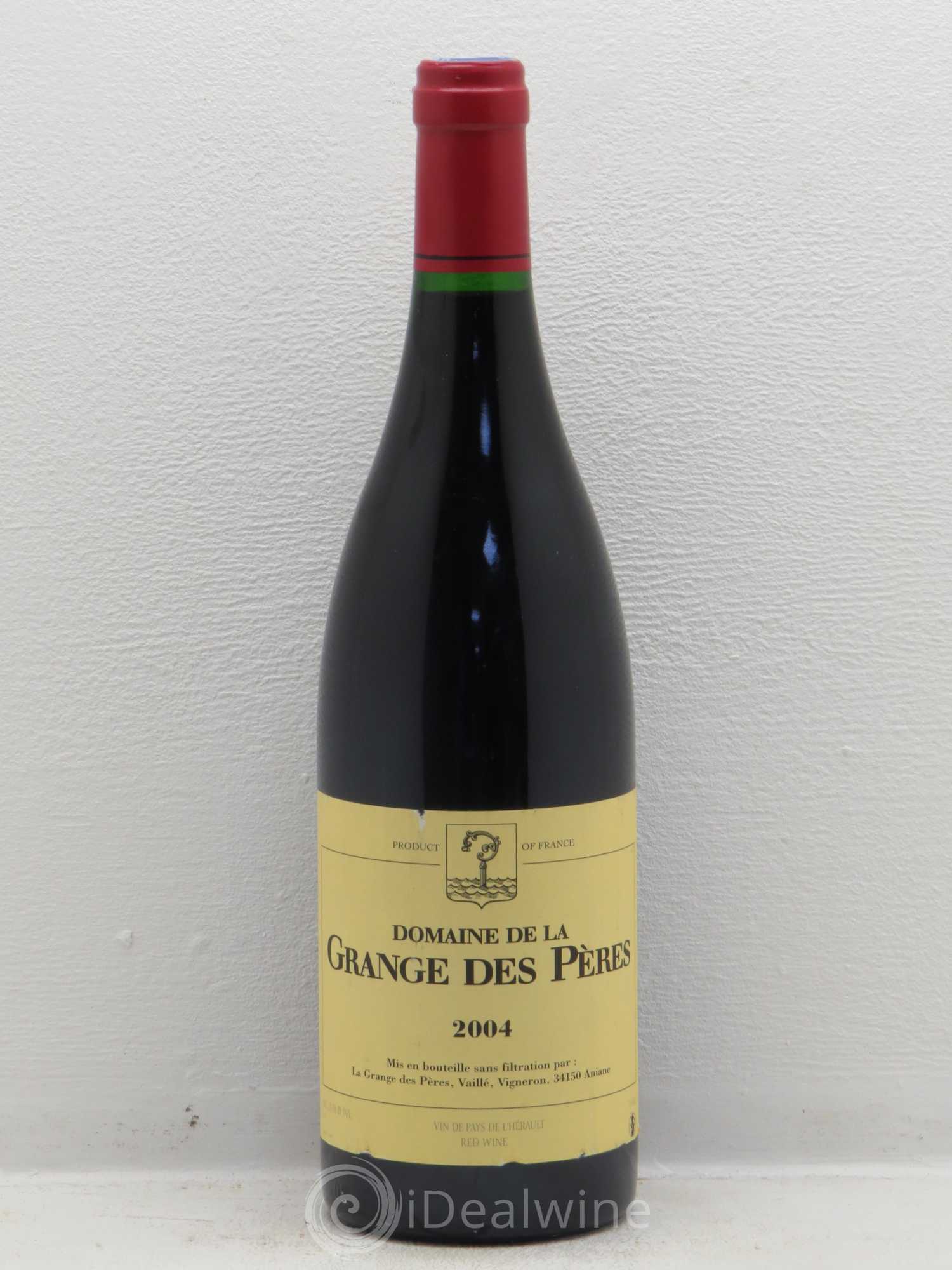 Pays d'Hérault Grange des Pères Laurent Vaillé 2004 - Lot de 1 bouteille - 0