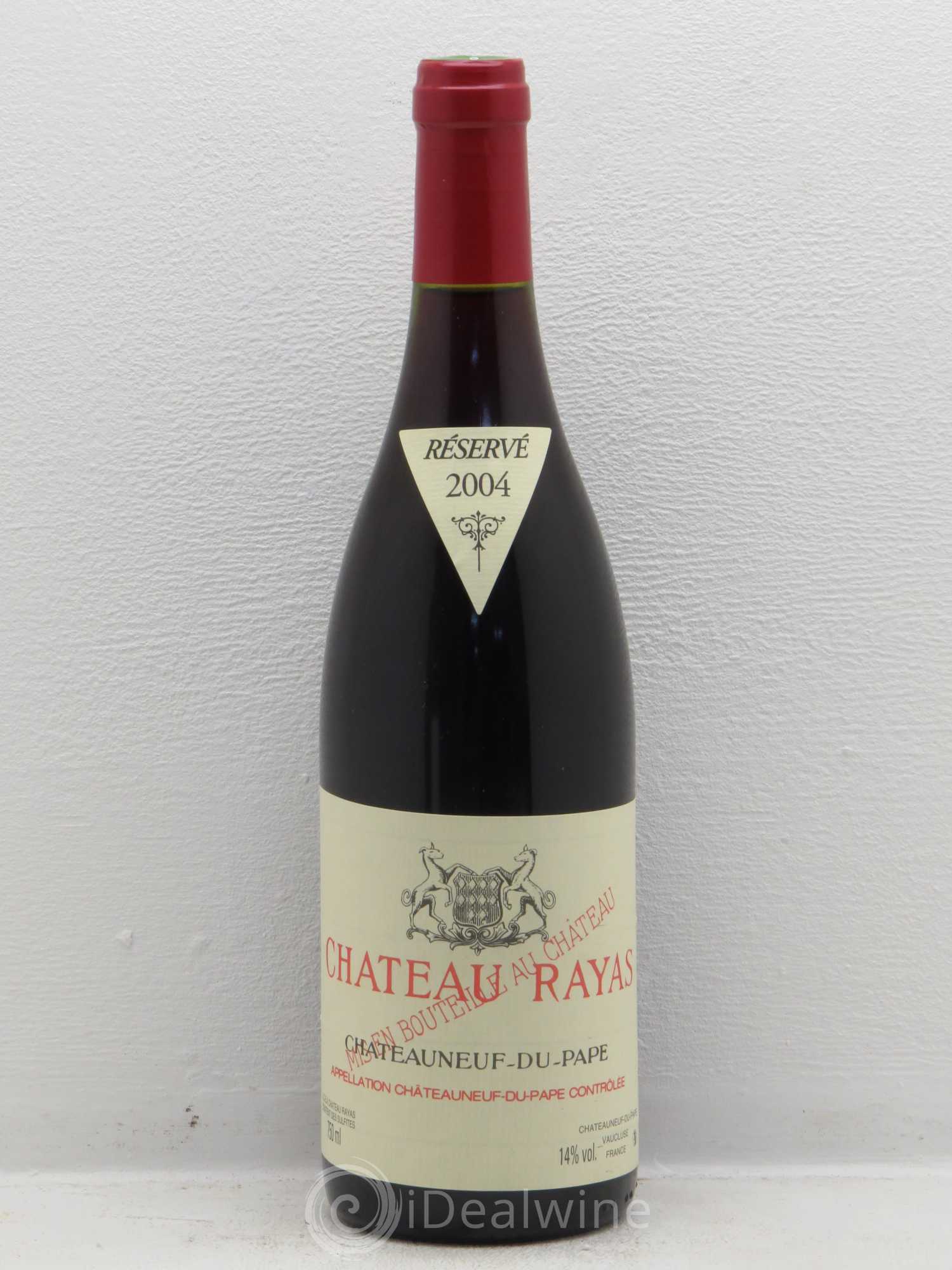 Châteauneuf-du-Pape Château Rayas Emmanuel Reynaud 2004 - Lot de 1 bouteille - 0