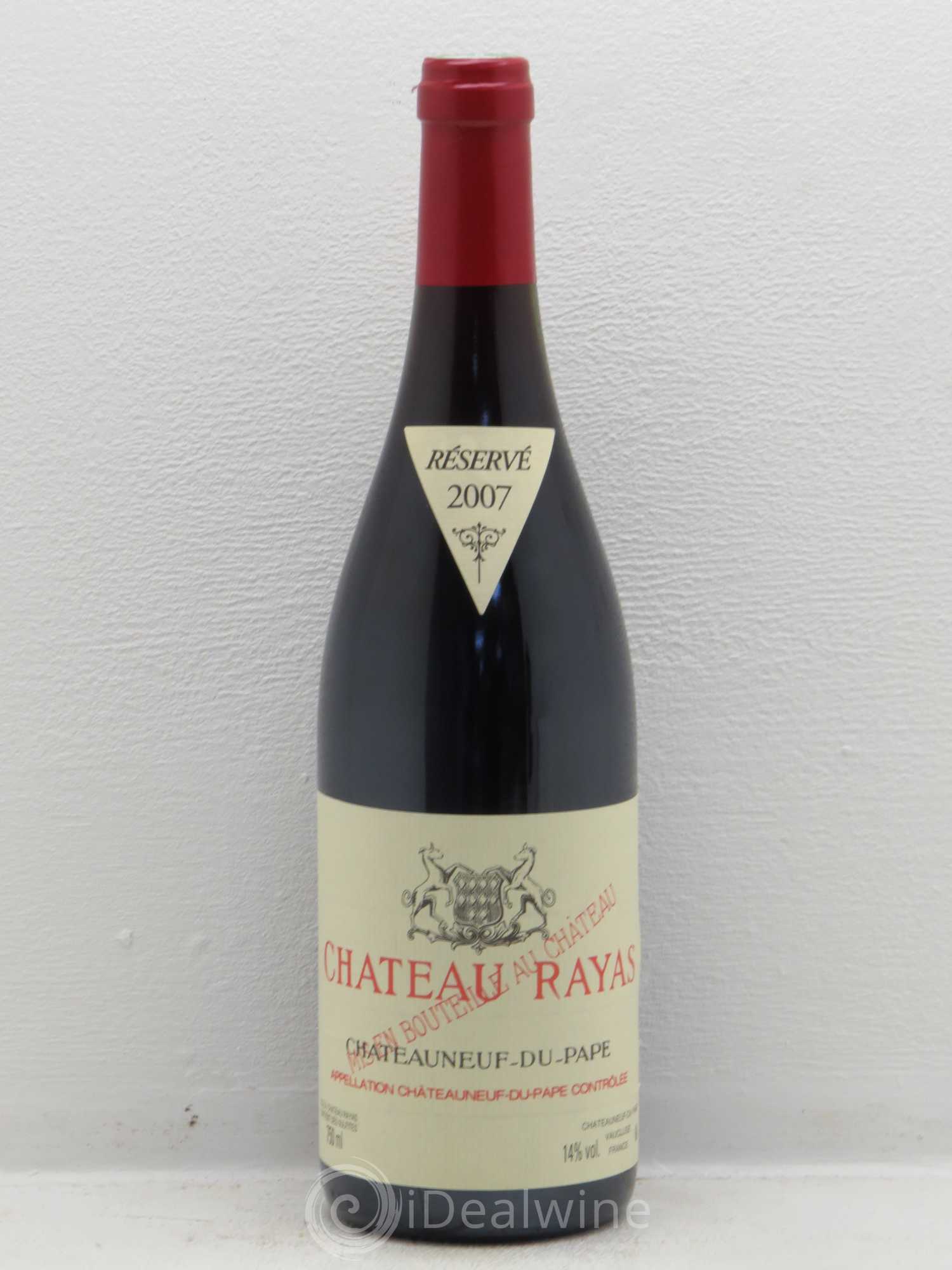 Châteauneuf-du-Pape Château Rayas Emmanuel Reynaud 2007 - Lot de 1 bouteille - 0