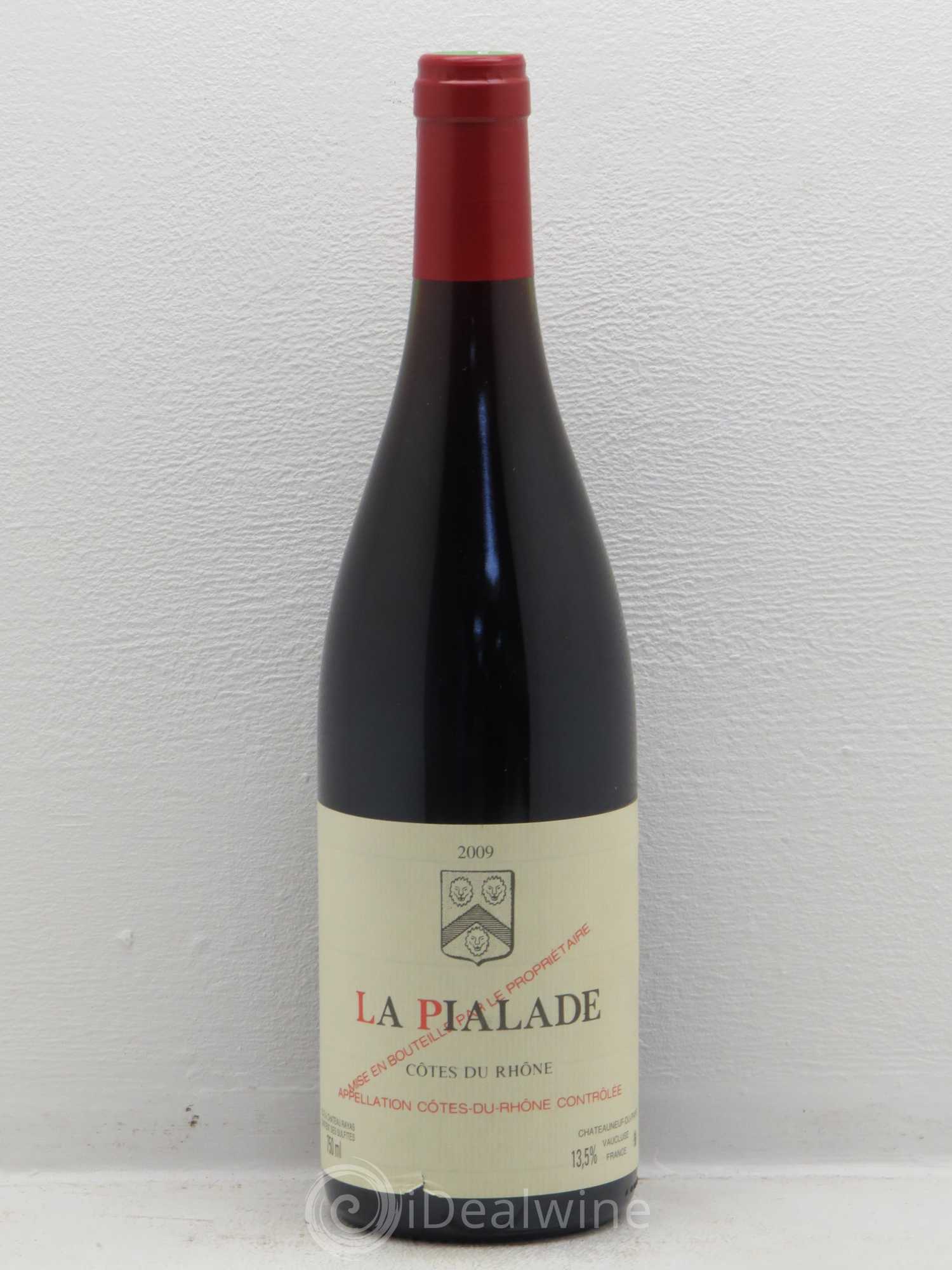 Côtes-du-Rhône La Pialade Emmanuel Reynaud 2009 - Lot de 1 bouteille - 0